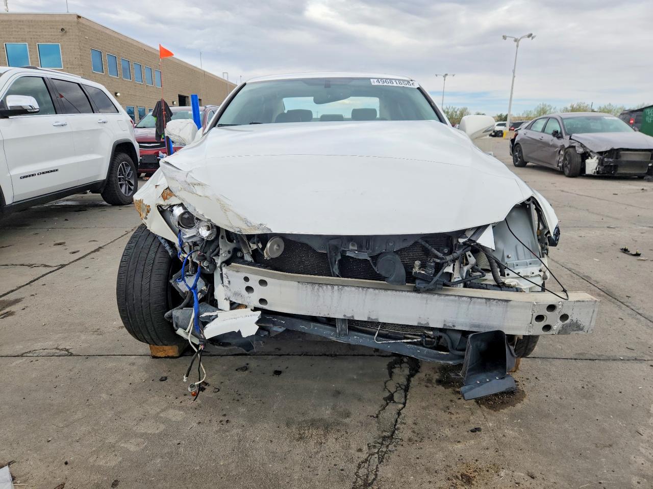 2010 Lexus Is 250 White vin: JTHCF5C21A5042394