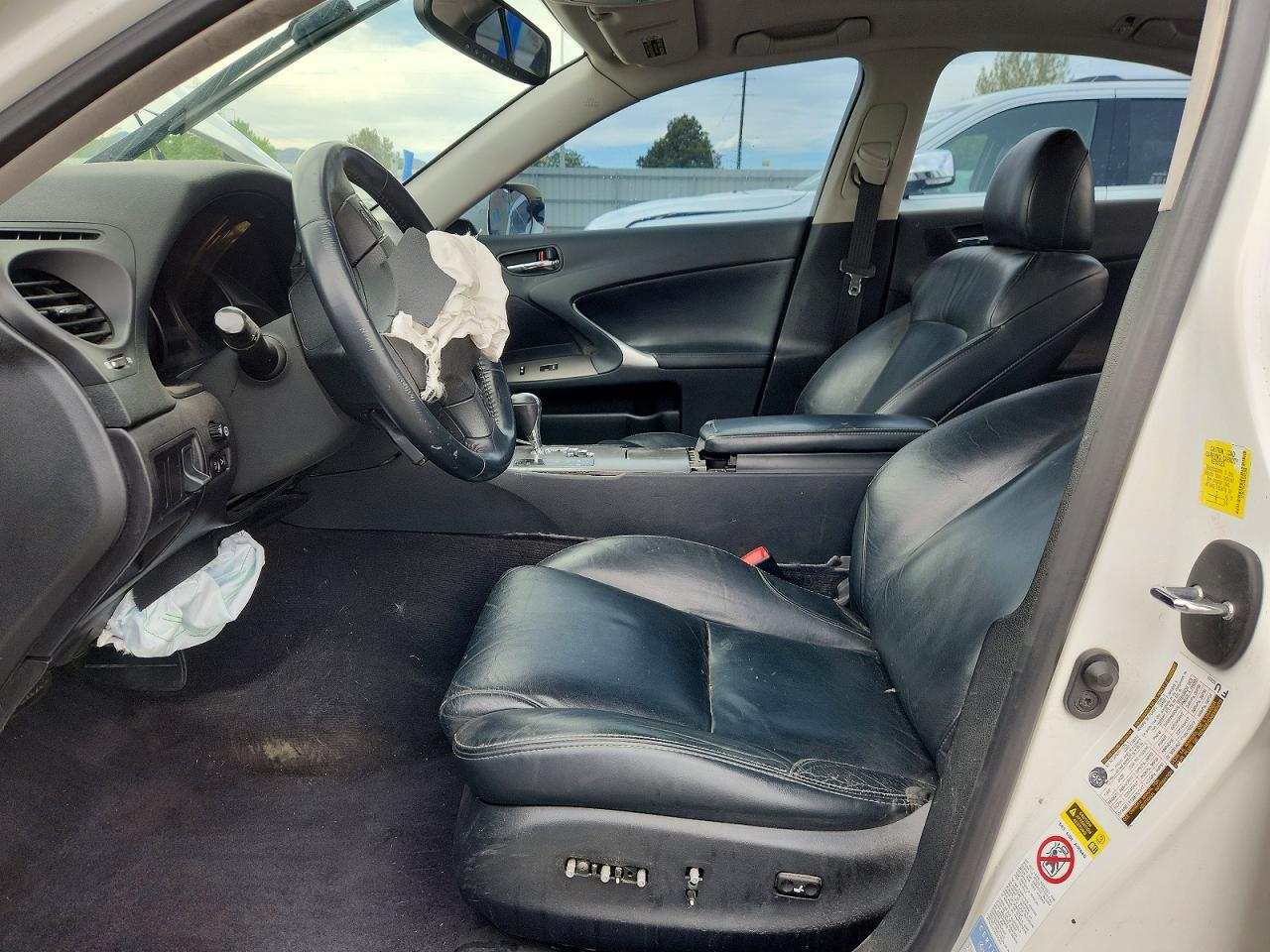 2010 Lexus Is 250 White vin: JTHCF5C21A5042394