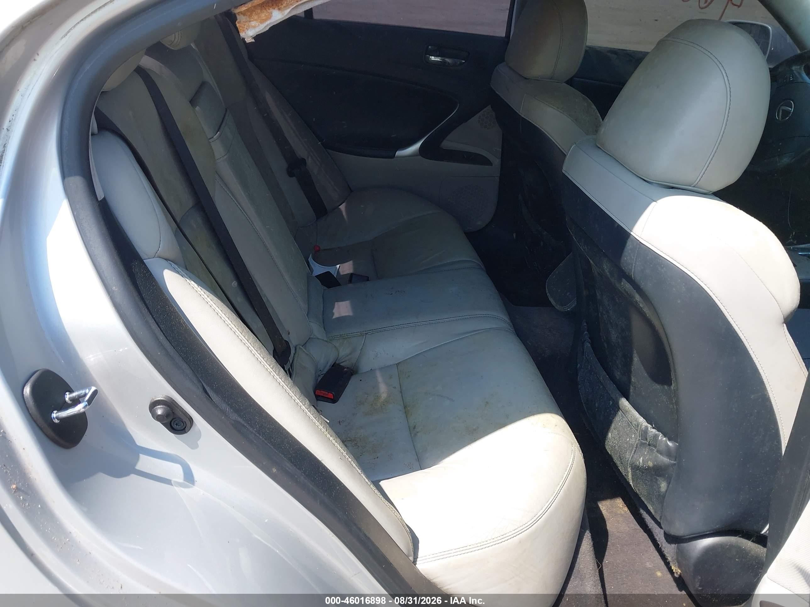 2010 Lexus Is 250   Silver vin: JTHCF5C21A5043237