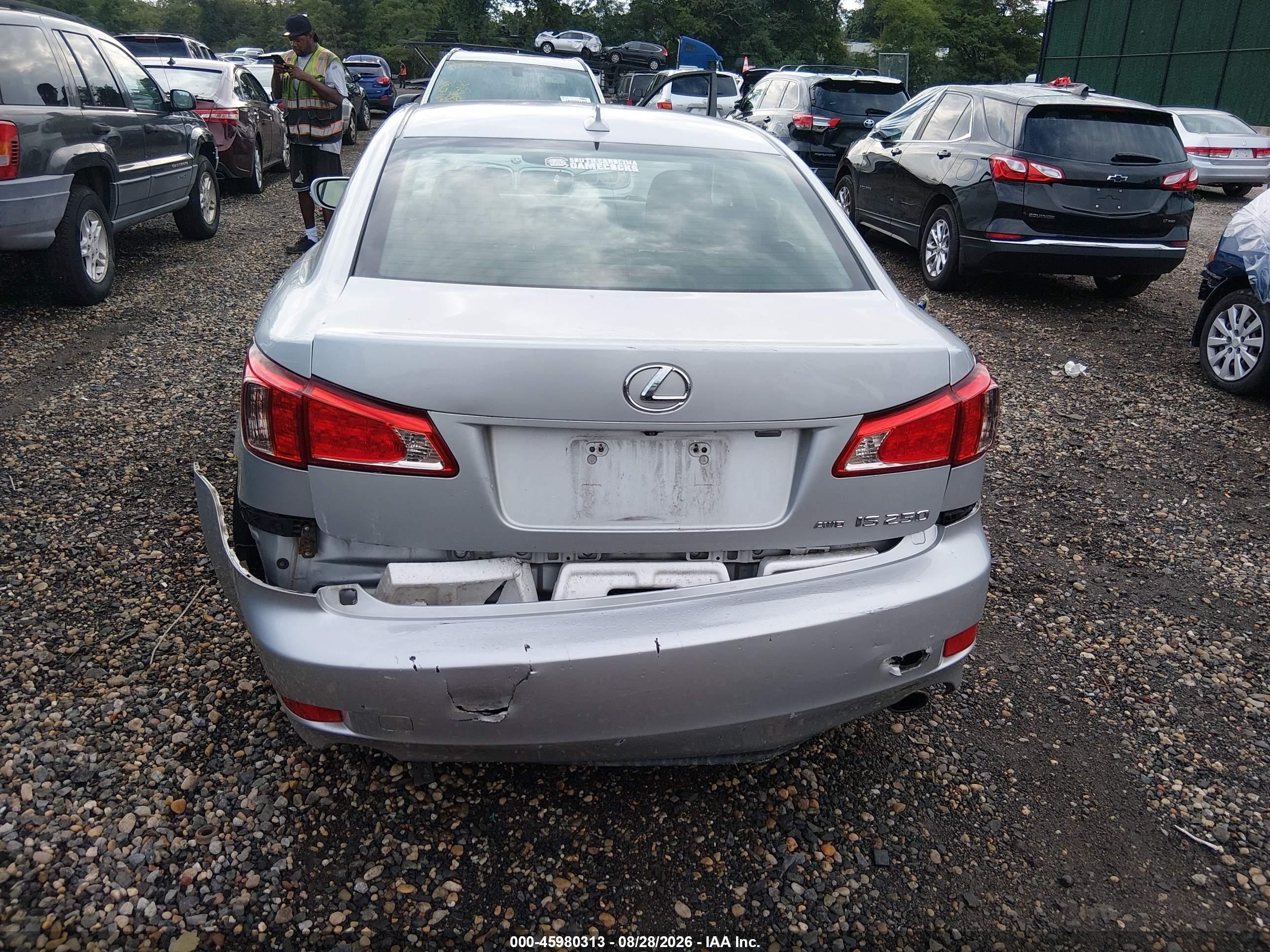 2011 Lexus Is 250 Серебряный vin: JTHCF5C21B5047127