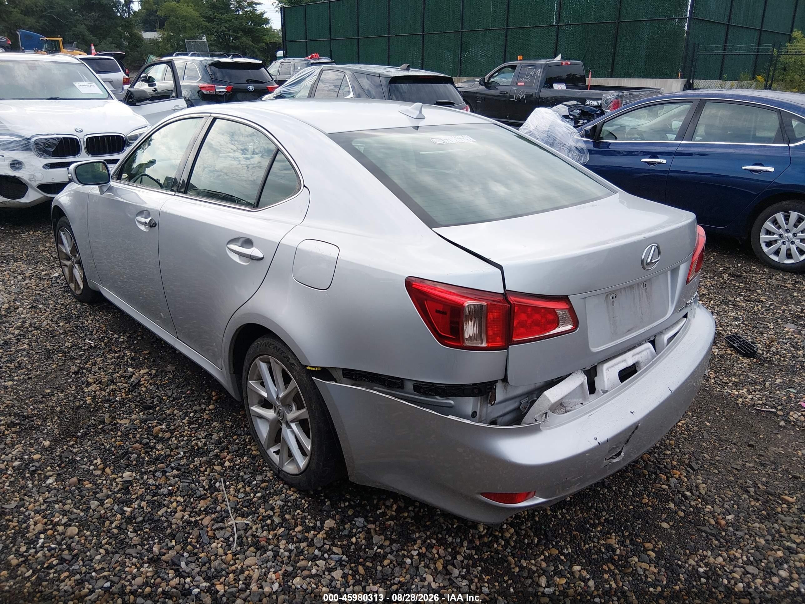 2011 Lexus Is 250 Серебряный vin: JTHCF5C21B5047127