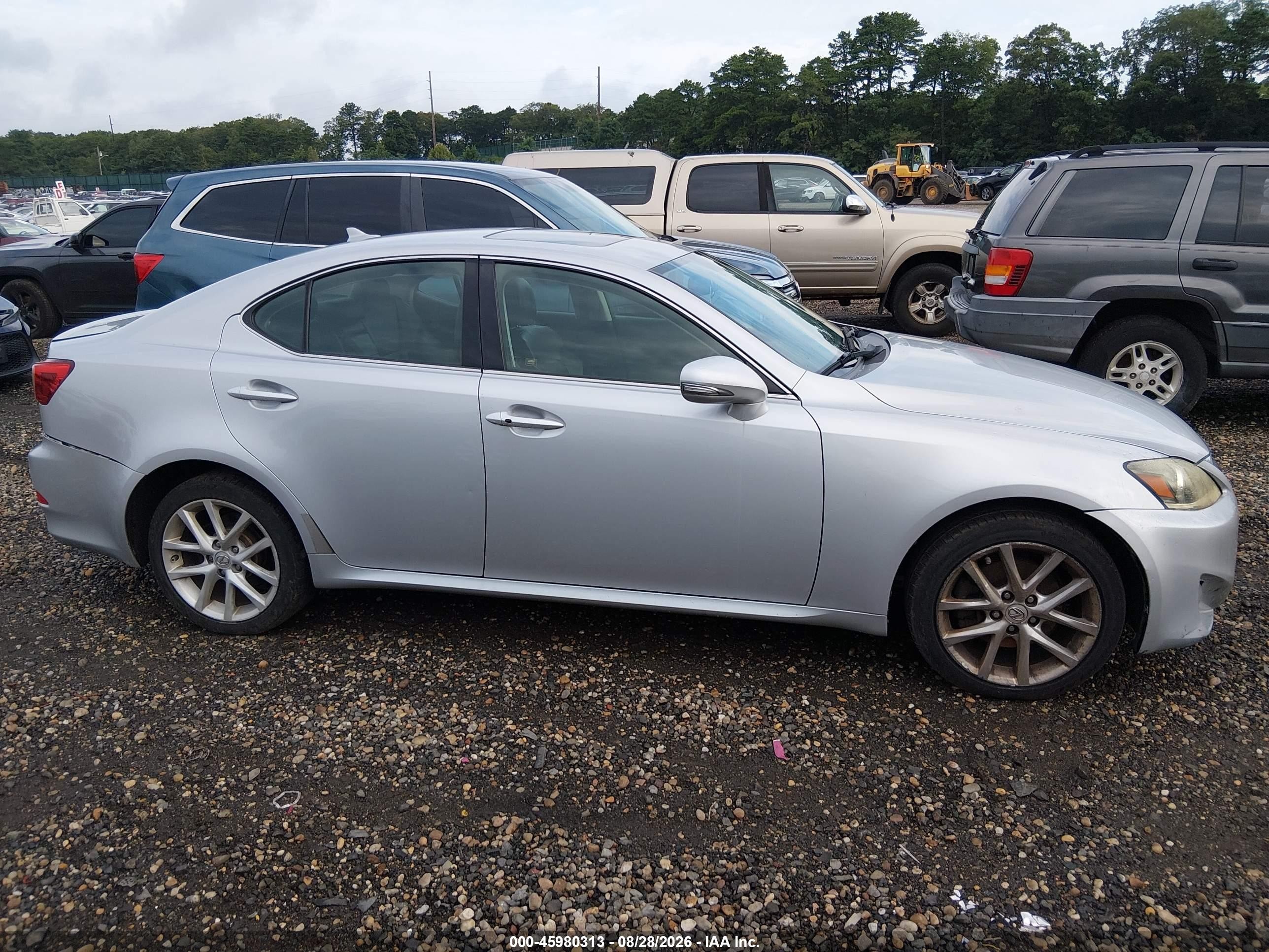 2011 Lexus Is 250 Серебряный vin: JTHCF5C21B5047127