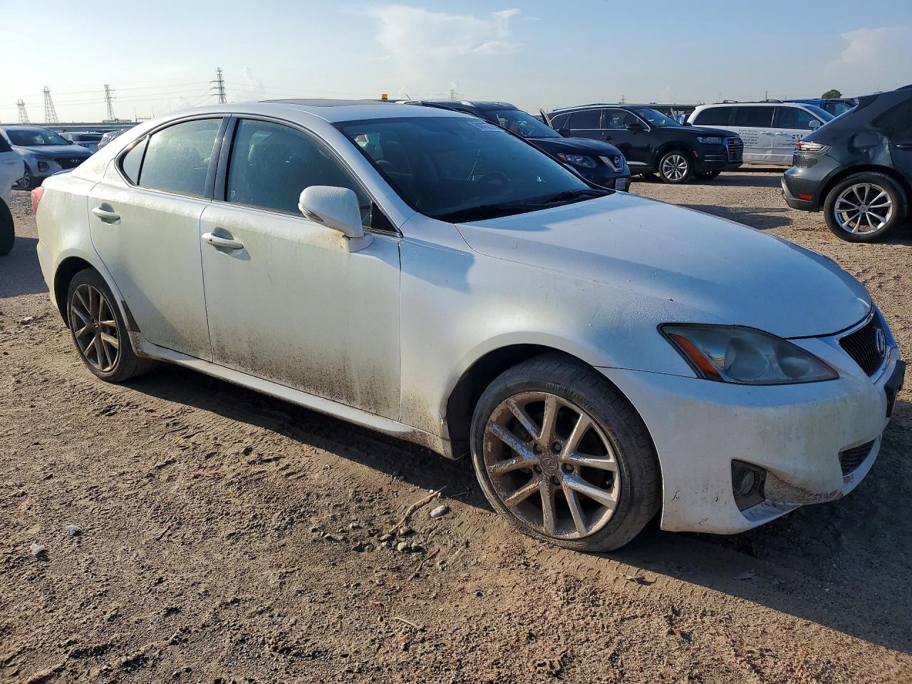 2011 Lexus Is 250 White vin: JTHCF5C21B5048990