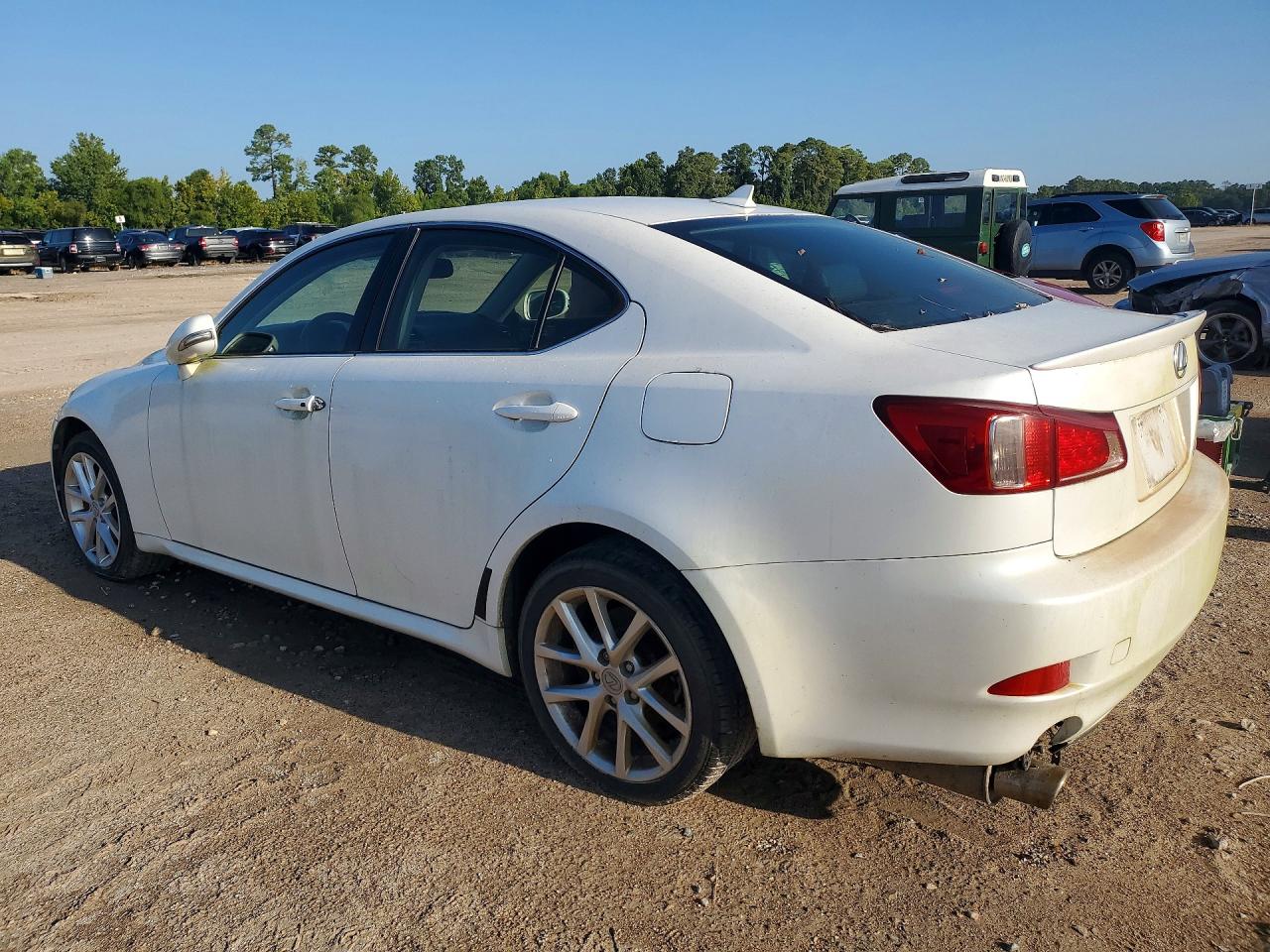 2011 Lexus Is 250 White vin: JTHCF5C21B5048990