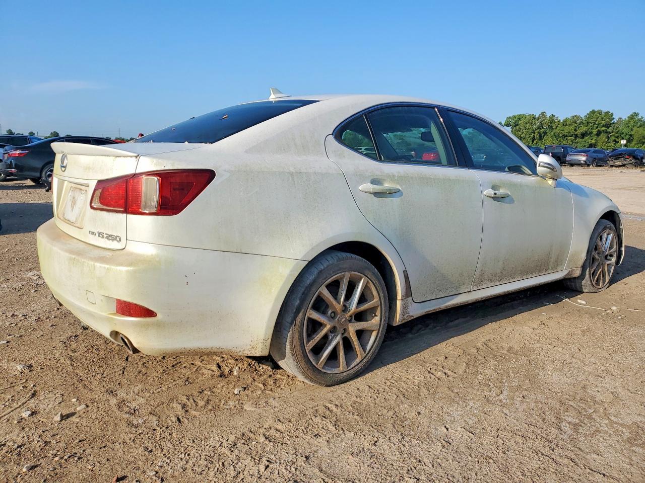 2011 Lexus Is 250 White vin: JTHCF5C21B5048990