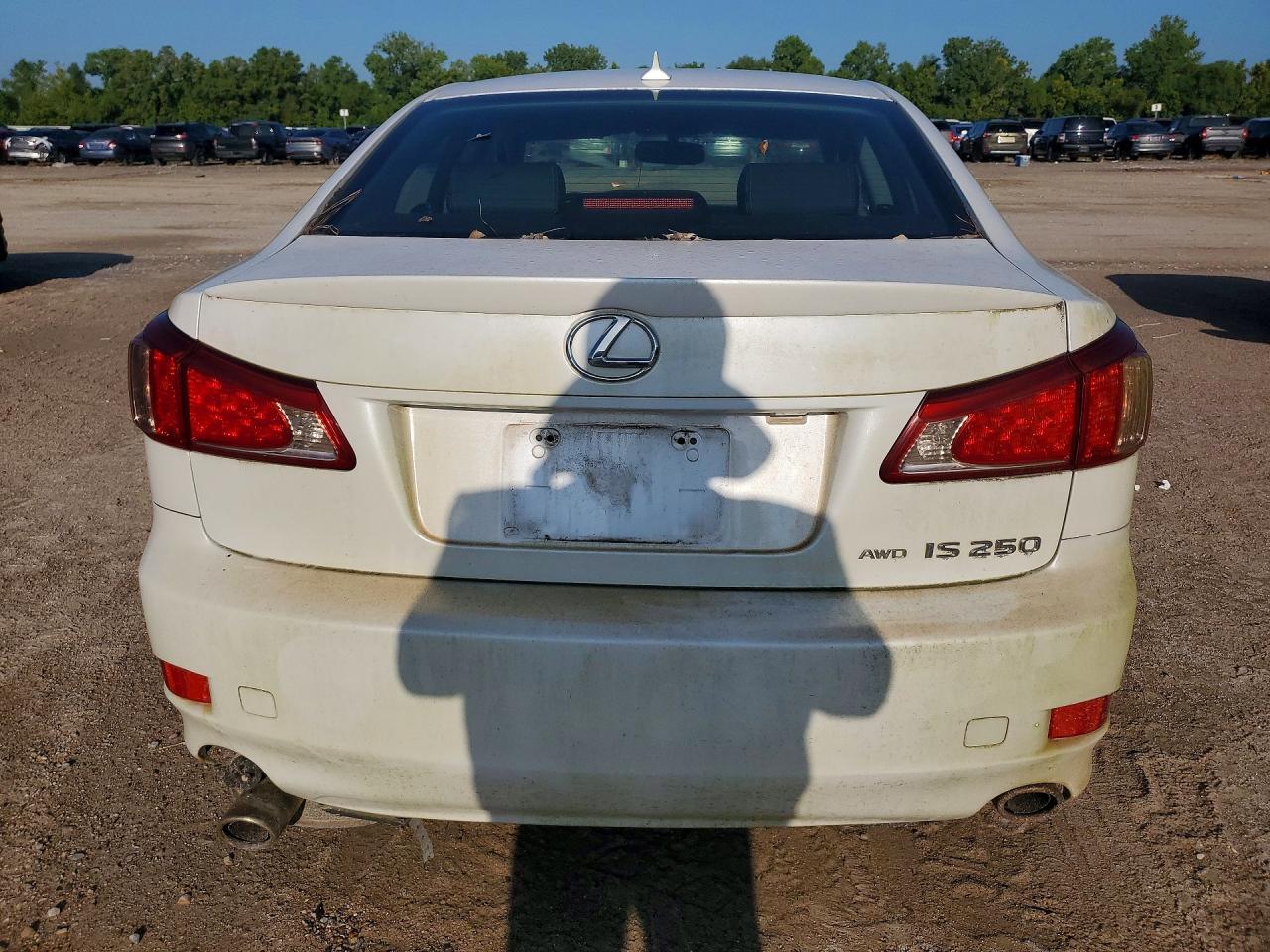 2011 Lexus Is 250 White vin: JTHCF5C21B5048990
