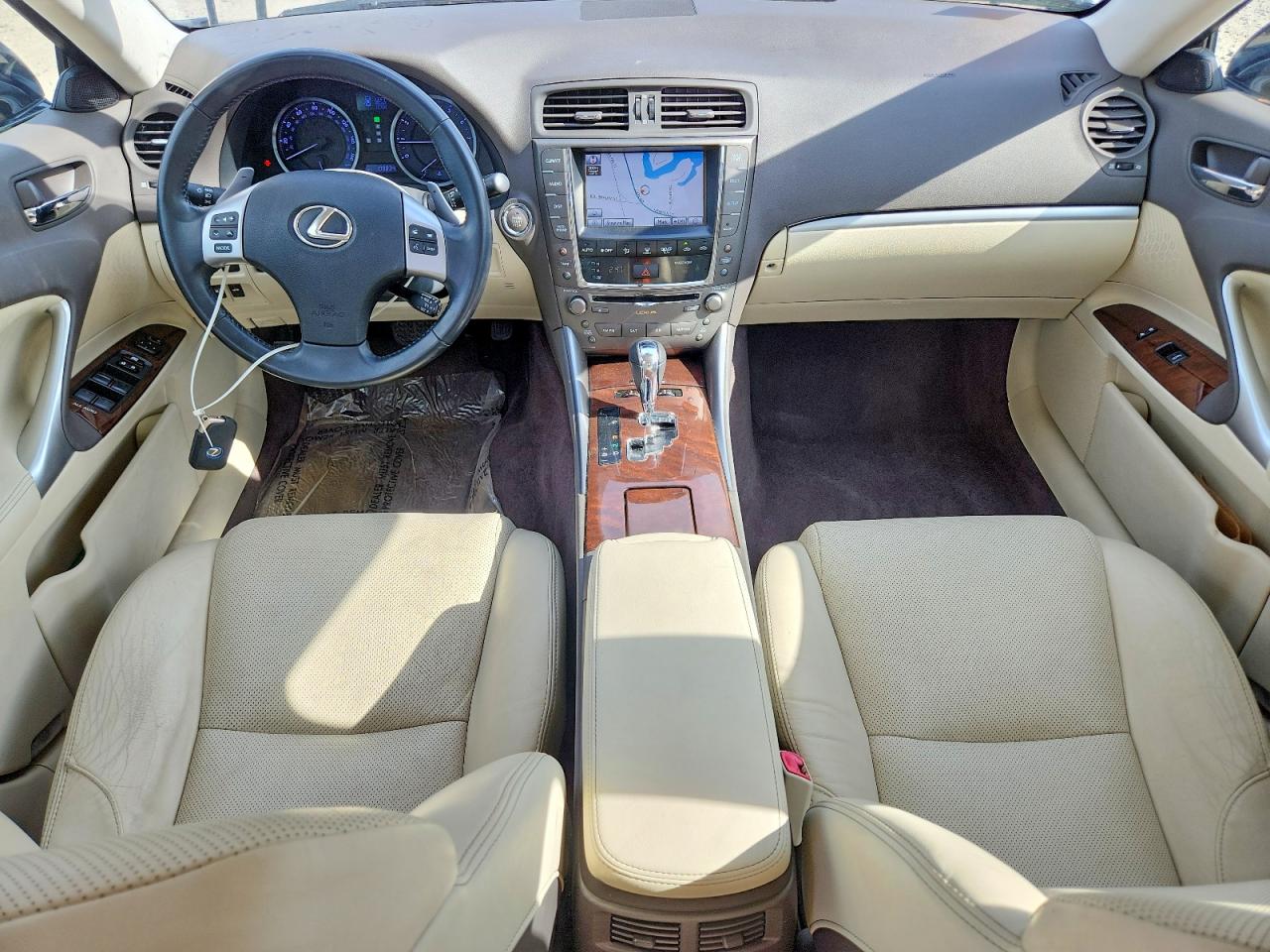 2012 Lexus Is 250 Blue vin: JTHCF5C21C5053348