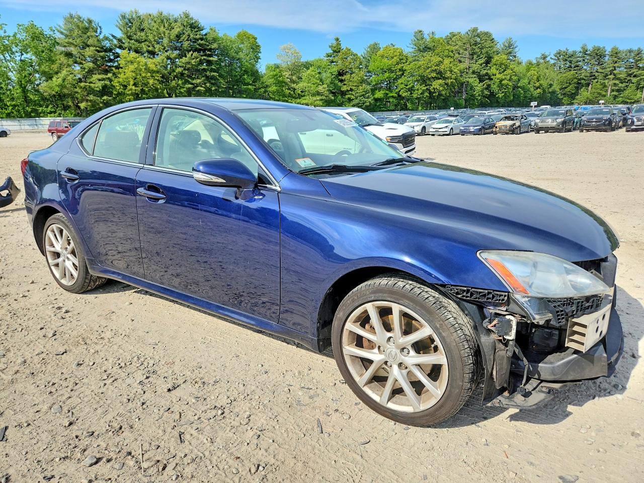 2012 Lexus Is 250 Blue vin: JTHCF5C21C5053348