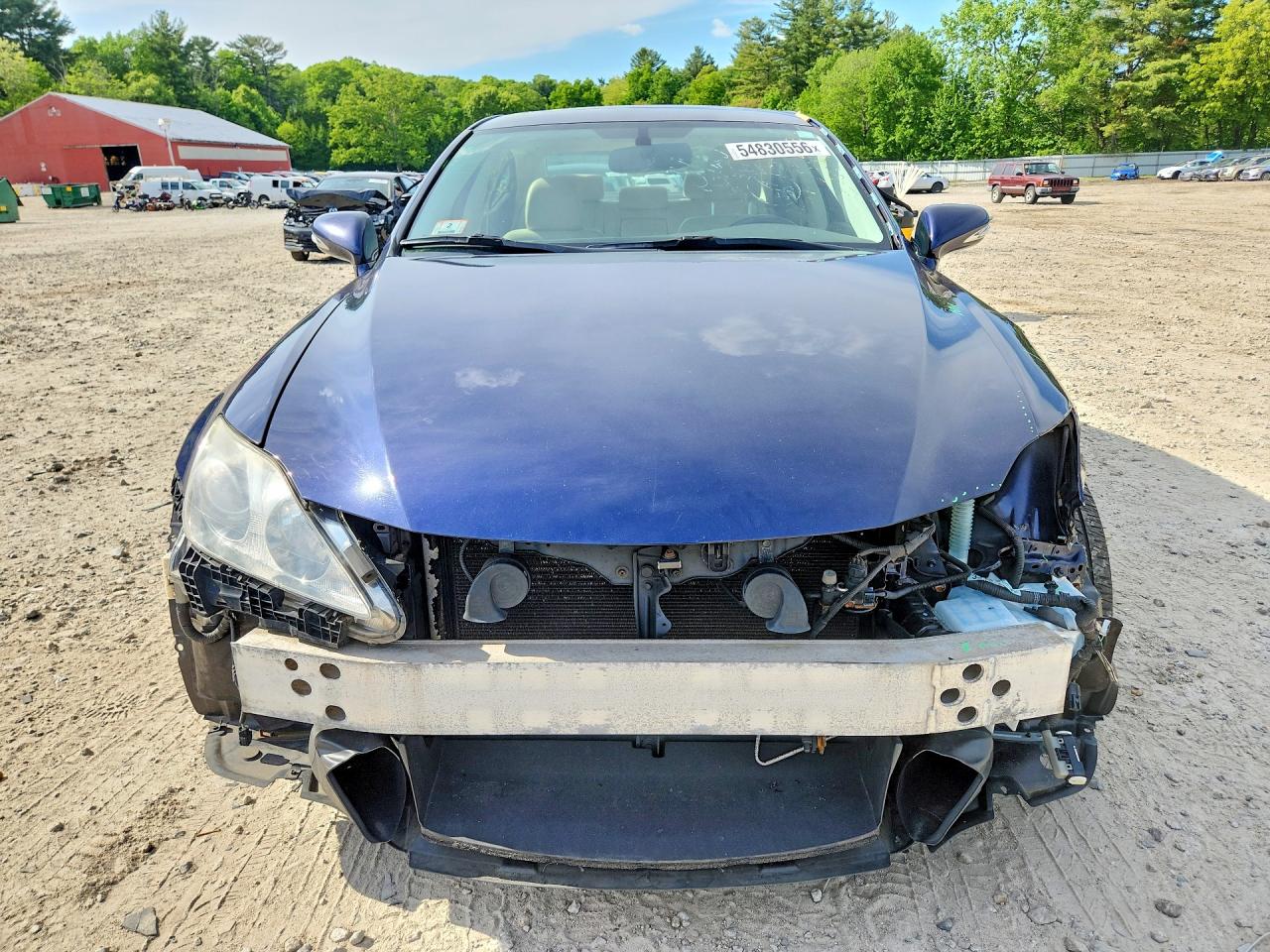 2012 Lexus Is 250 Blue vin: JTHCF5C21C5053348