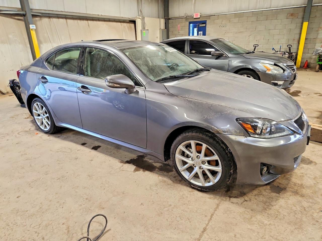 2012 Lexus Is 250 Gray vin: JTHCF5C21C5053768