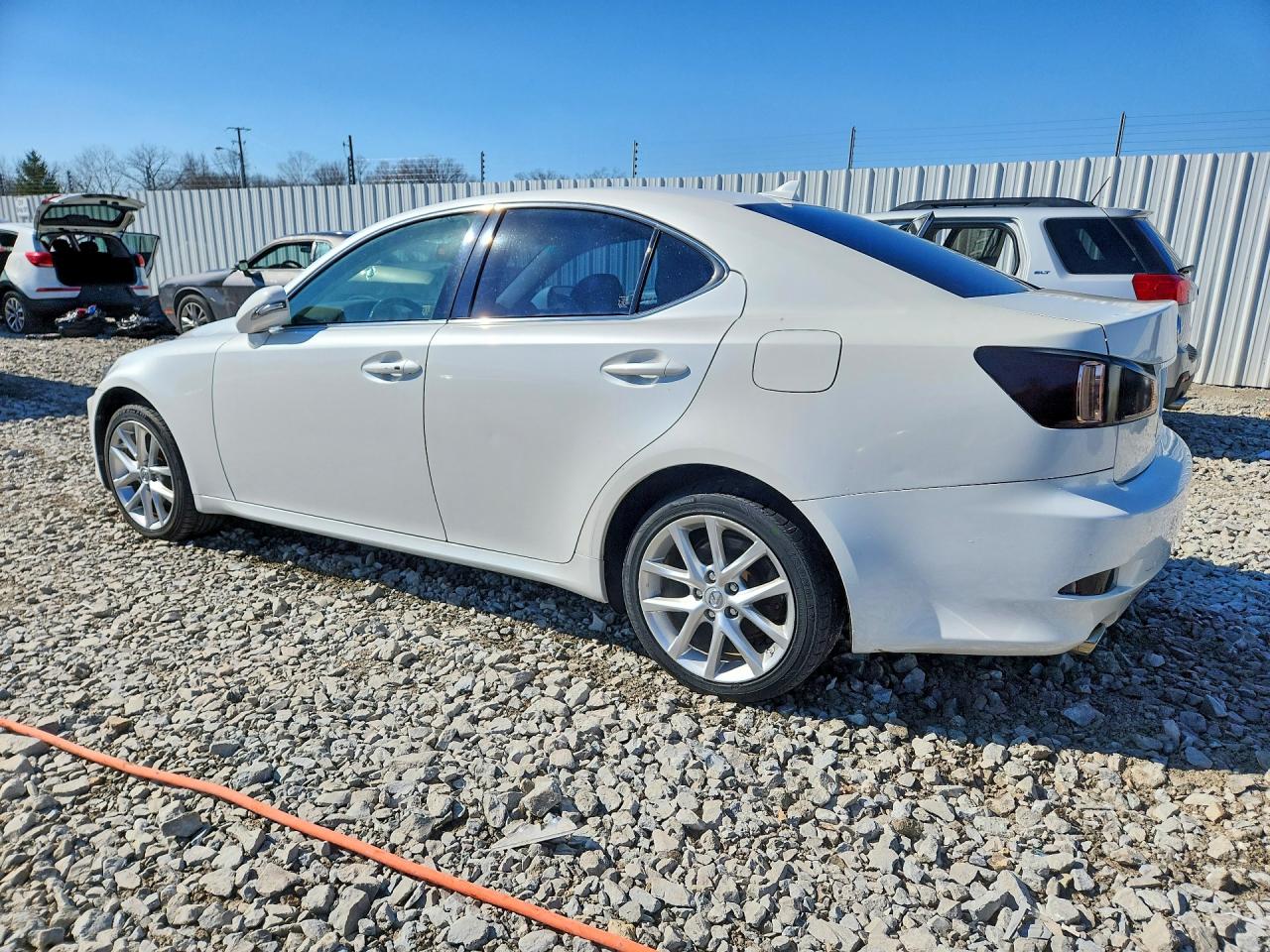 2012 Lexus Is 250 Base White vin: JTHCF5C21C5059490