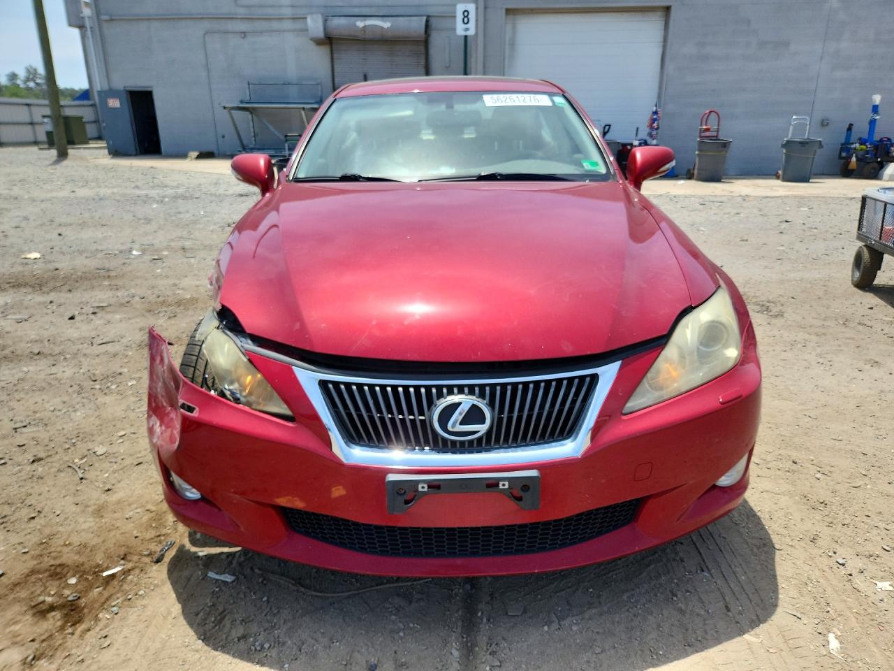2010 Lexus Is 250 Red vin: JTHCF5C22A2033091