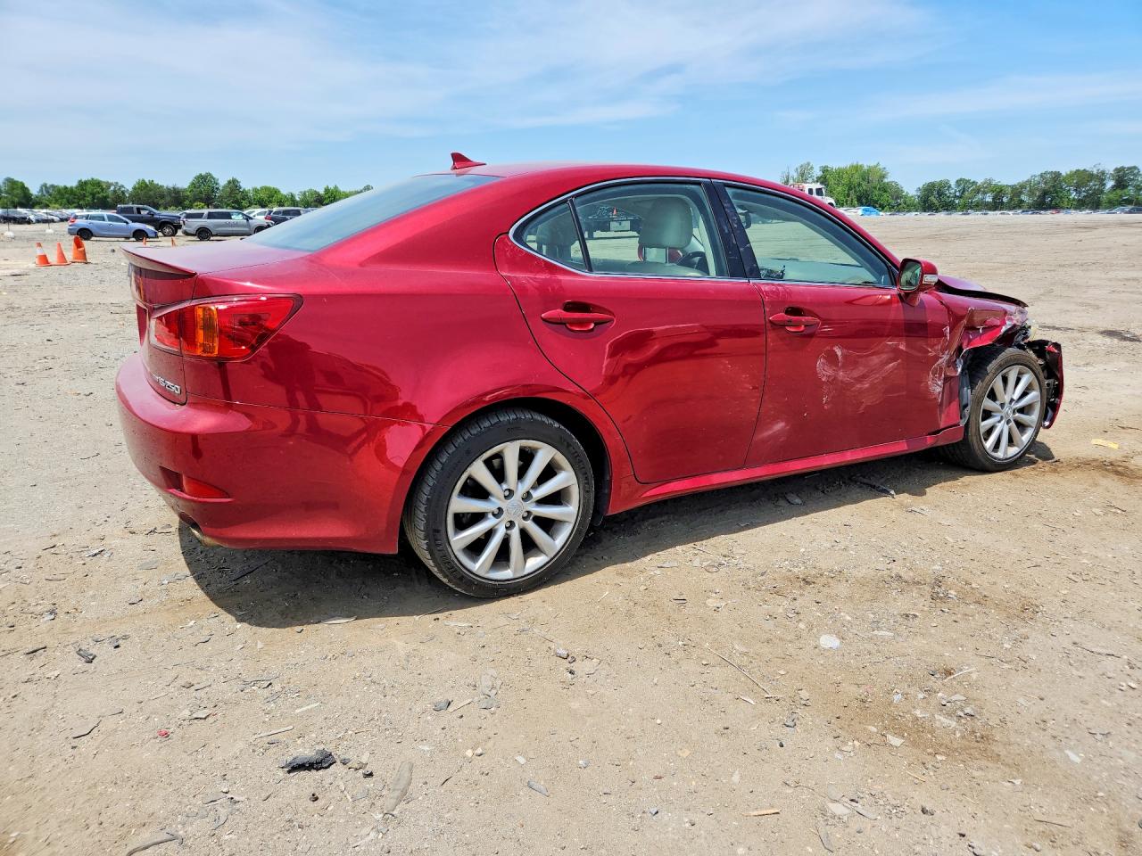 2010 Lexus Is 250 Red vin: JTHCF5C22A2033091