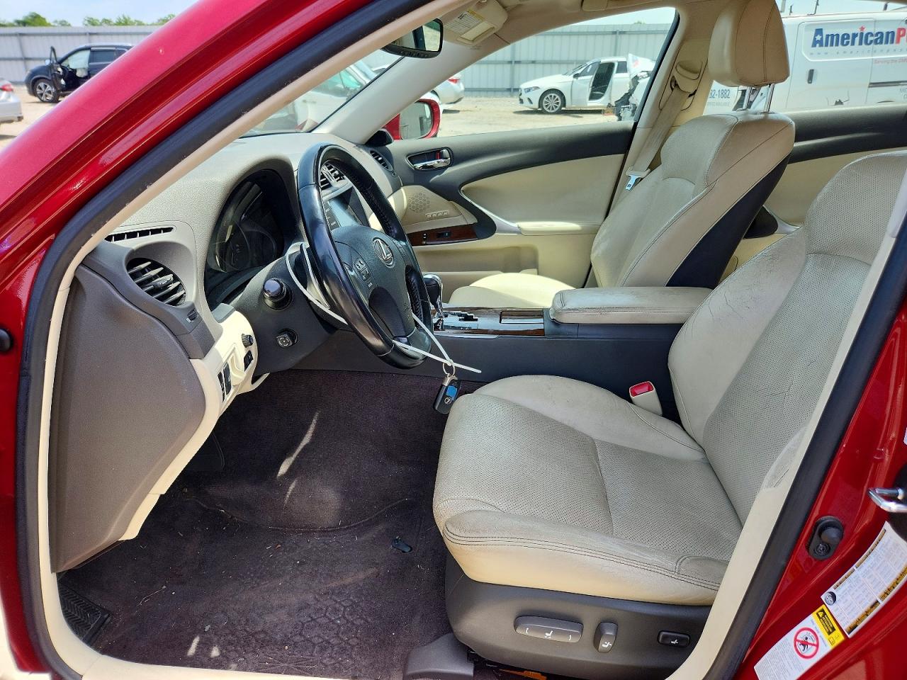 2010 Lexus Is 250 Red vin: JTHCF5C22A2033091