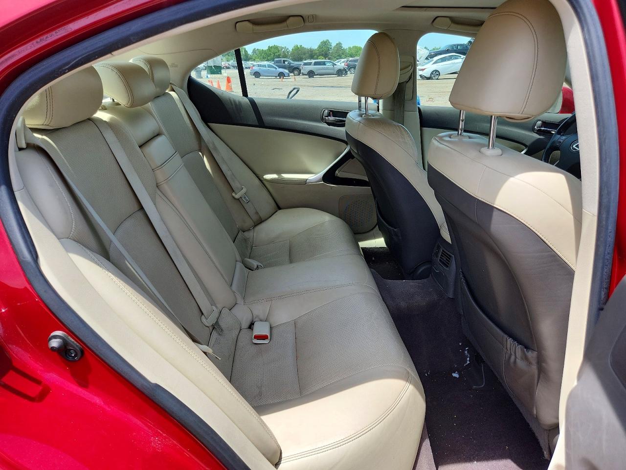 2010 Lexus Is 250 Red vin: JTHCF5C22A2033091