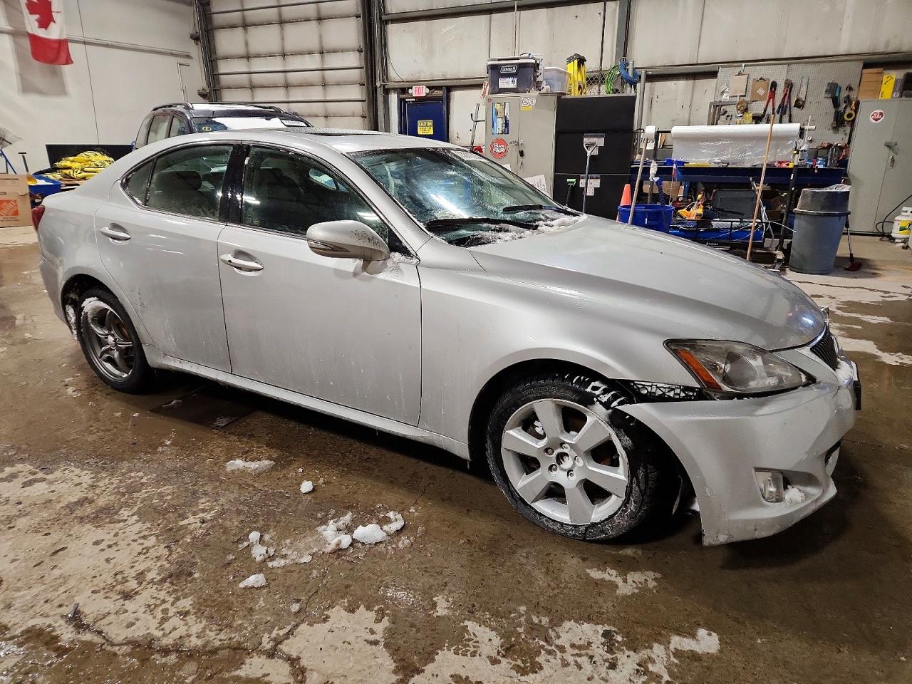 2010 Lexus Is 250 Silver vin: JTHCF5C22A5036720