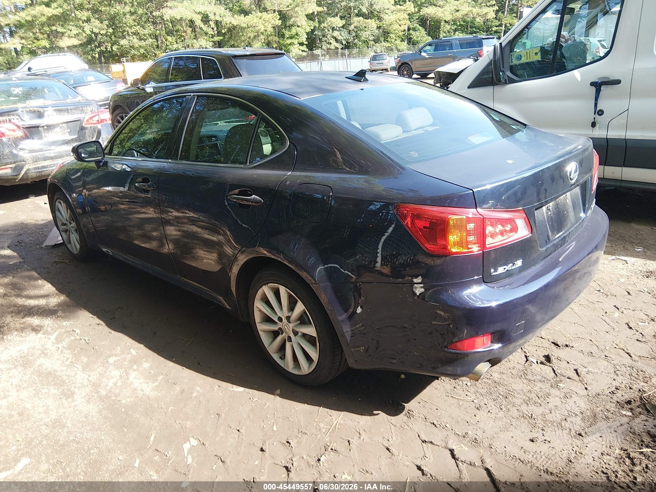 2010 Lexus Is 250   Blue vin: JTHCF5C22A5037799