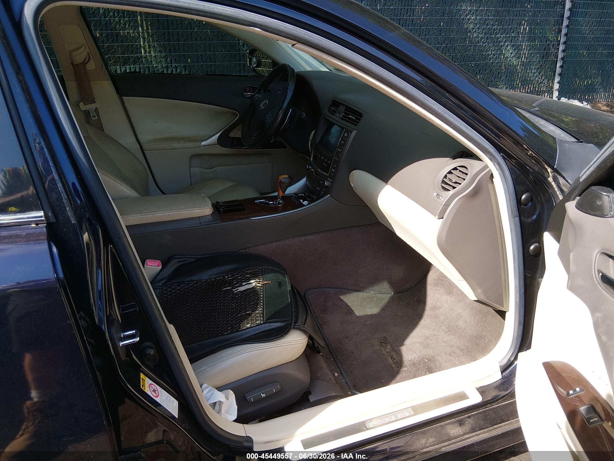 2010 Lexus Is 250   Blue vin: JTHCF5C22A5037799
