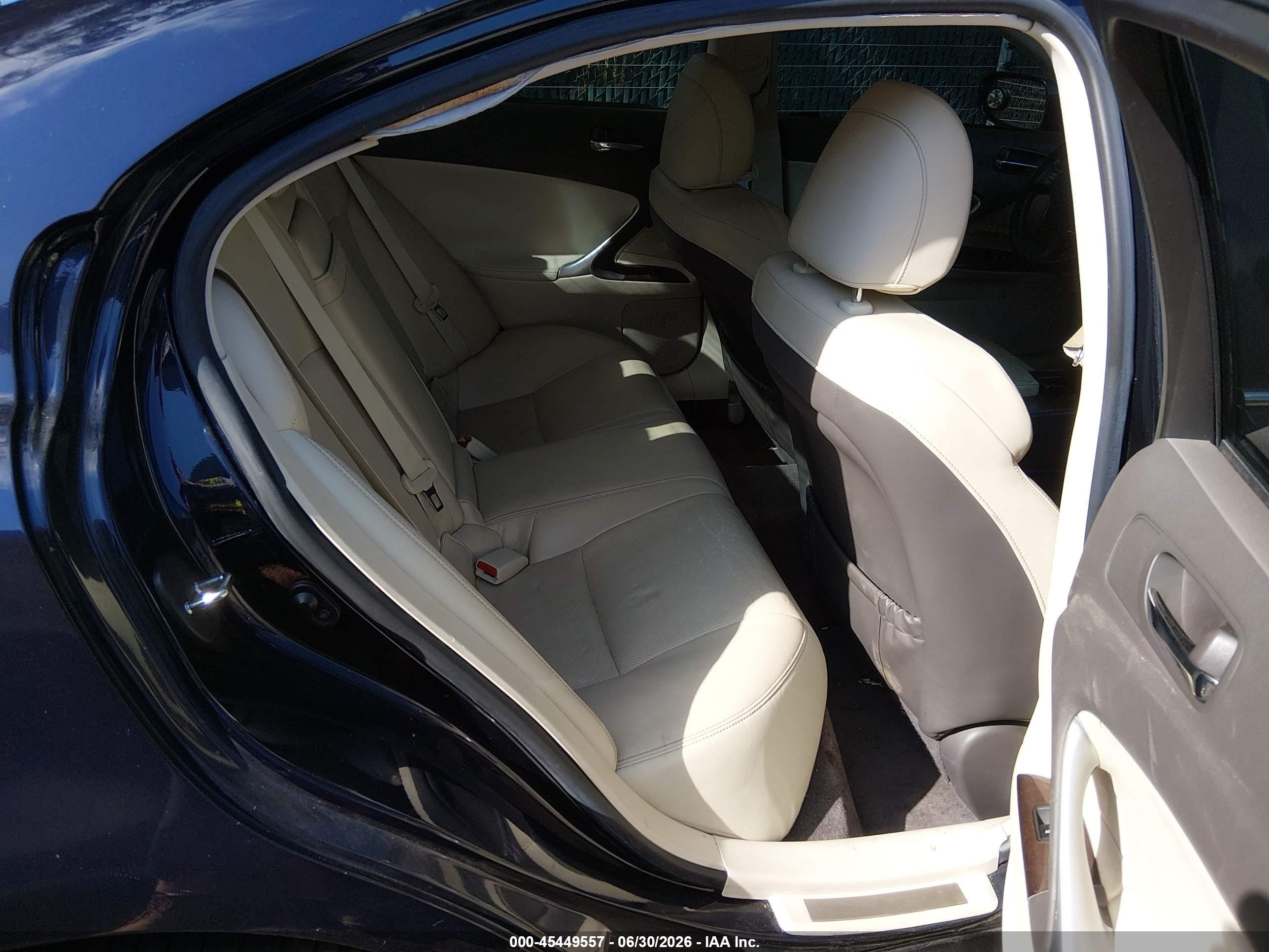 2010 Lexus Is 250   Blue vin: JTHCF5C22A5037799