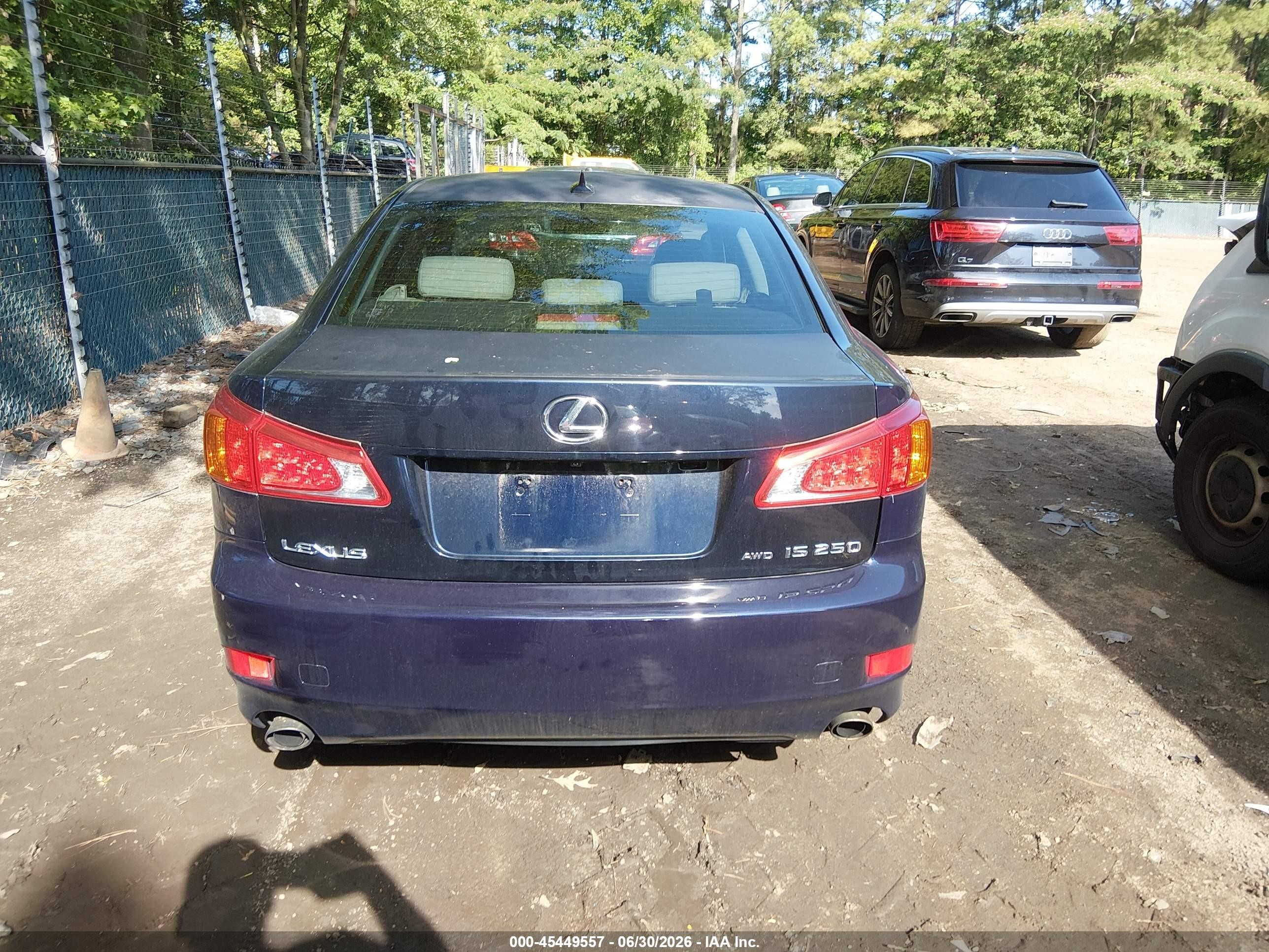 2010 Lexus Is 250   Blue vin: JTHCF5C22A5037799