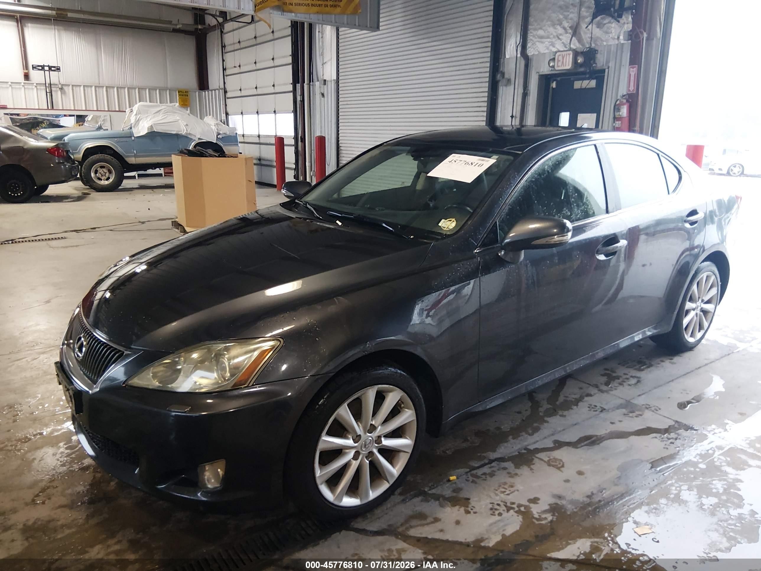 2010 Lexus Is 250   Gray vin: JTHCF5C22A5039021