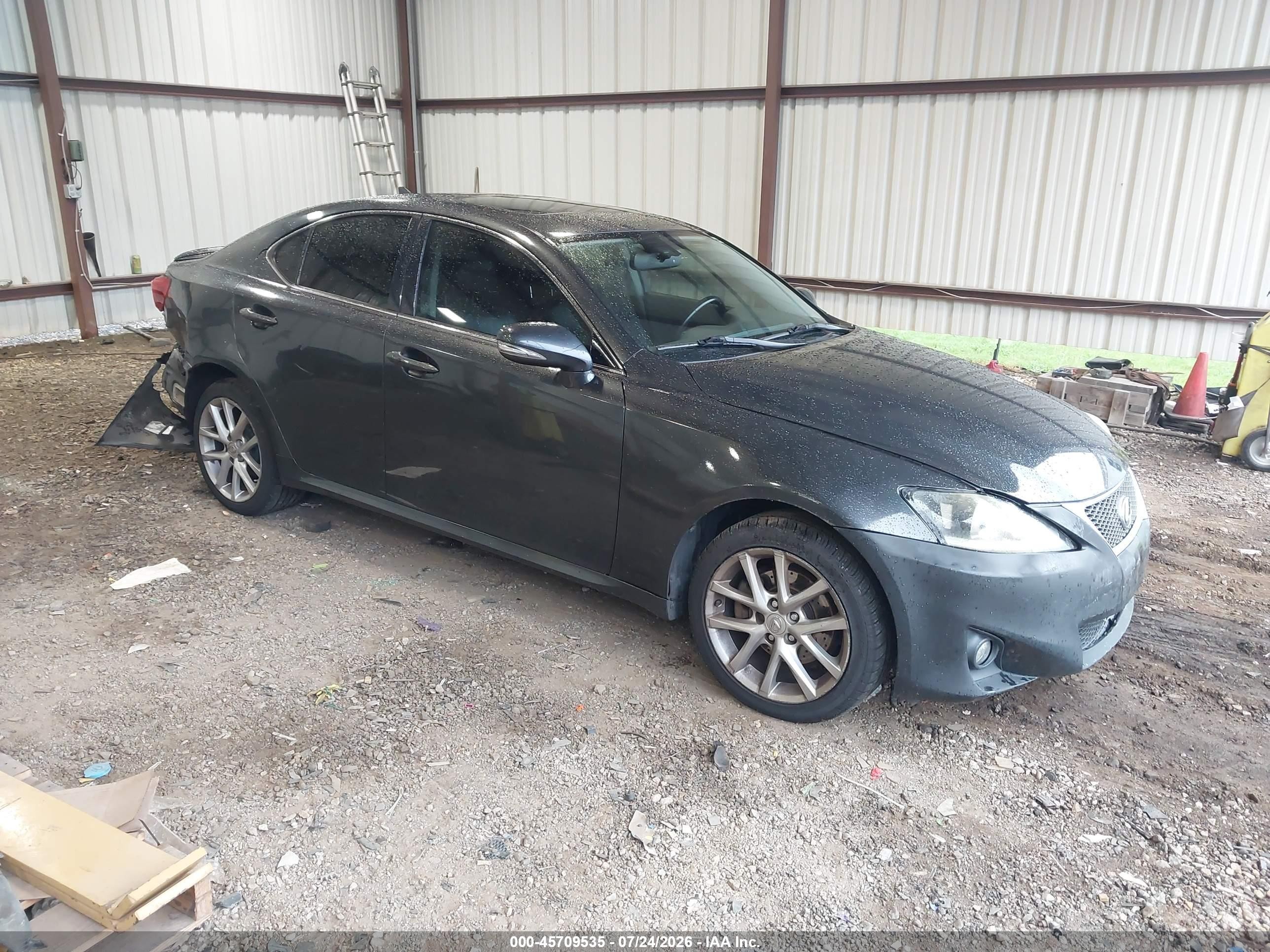 2011 Lexus Is 250   Gray vin: JTHCF5C22B5045712