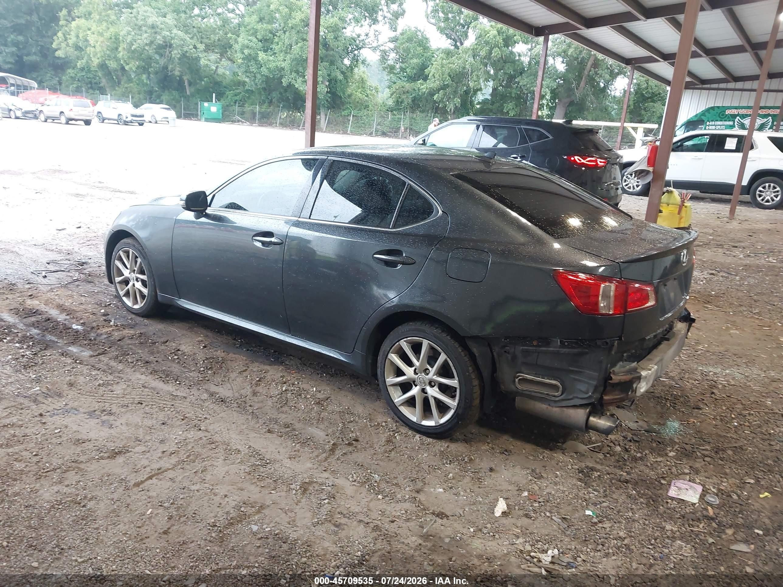 2011 Lexus Is 250   Gray vin: JTHCF5C22B5045712