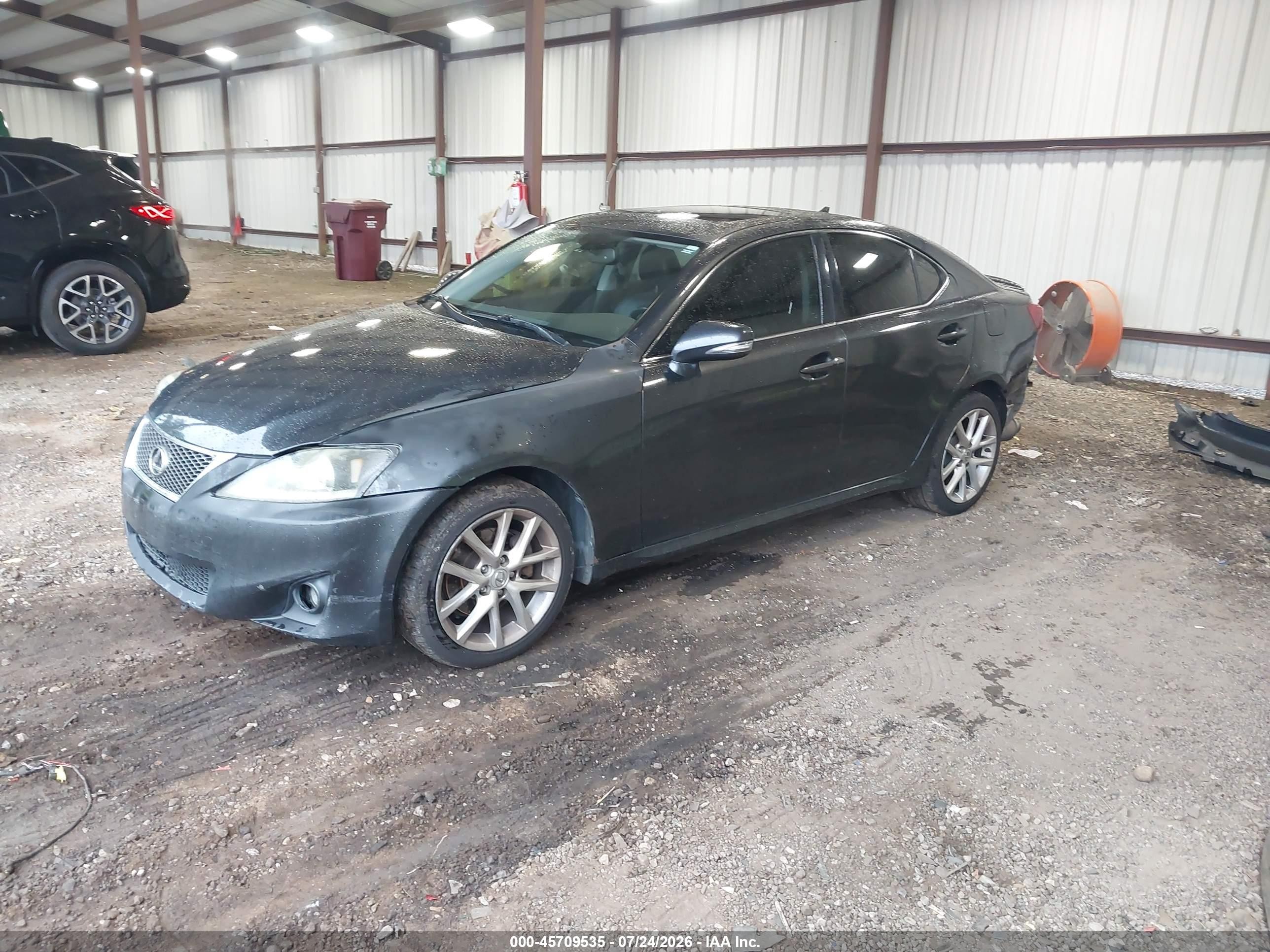 2011 Lexus Is 250   Gray vin: JTHCF5C22B5045712