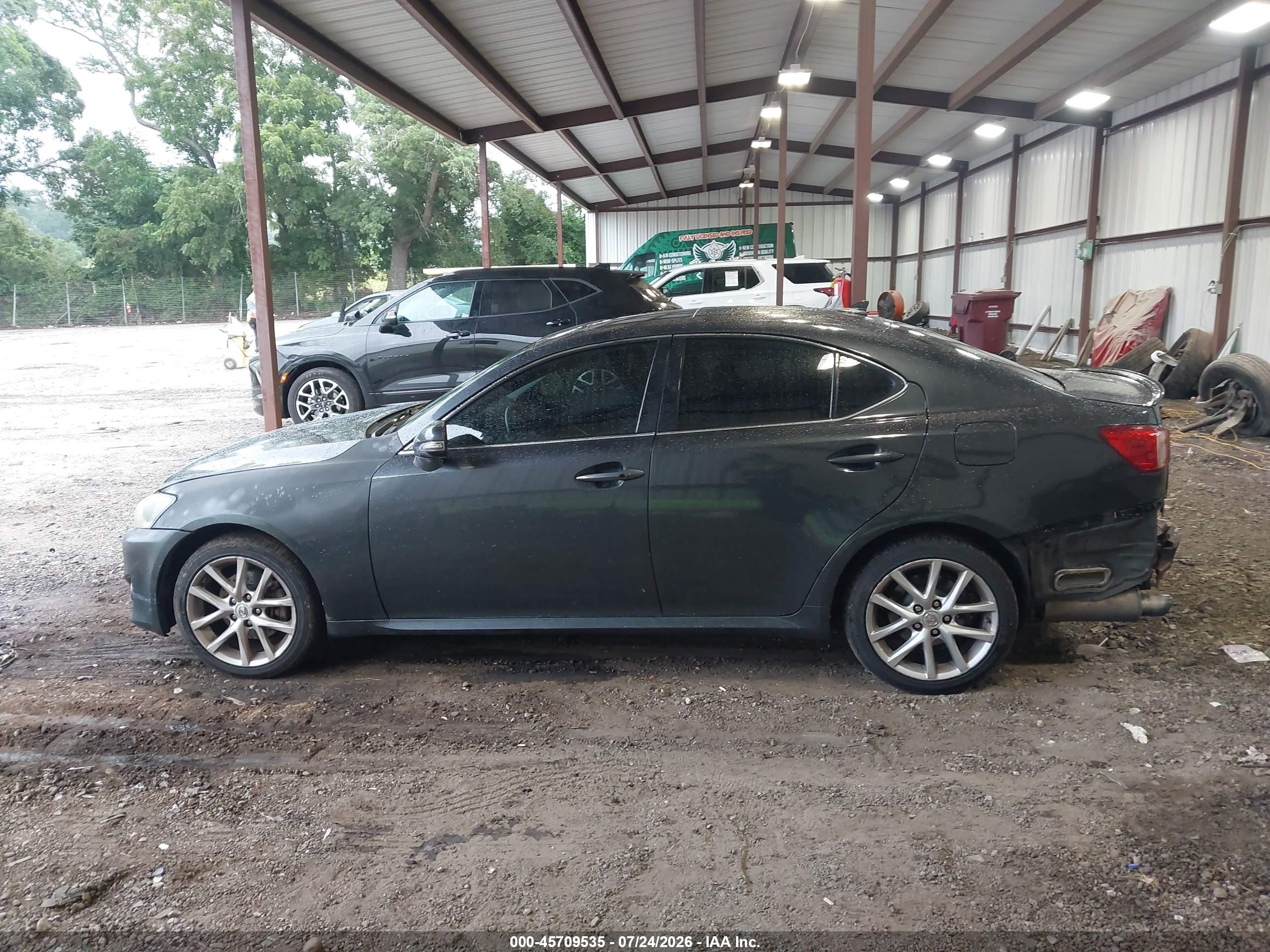 2011 Lexus Is 250   Gray vin: JTHCF5C22B5045712