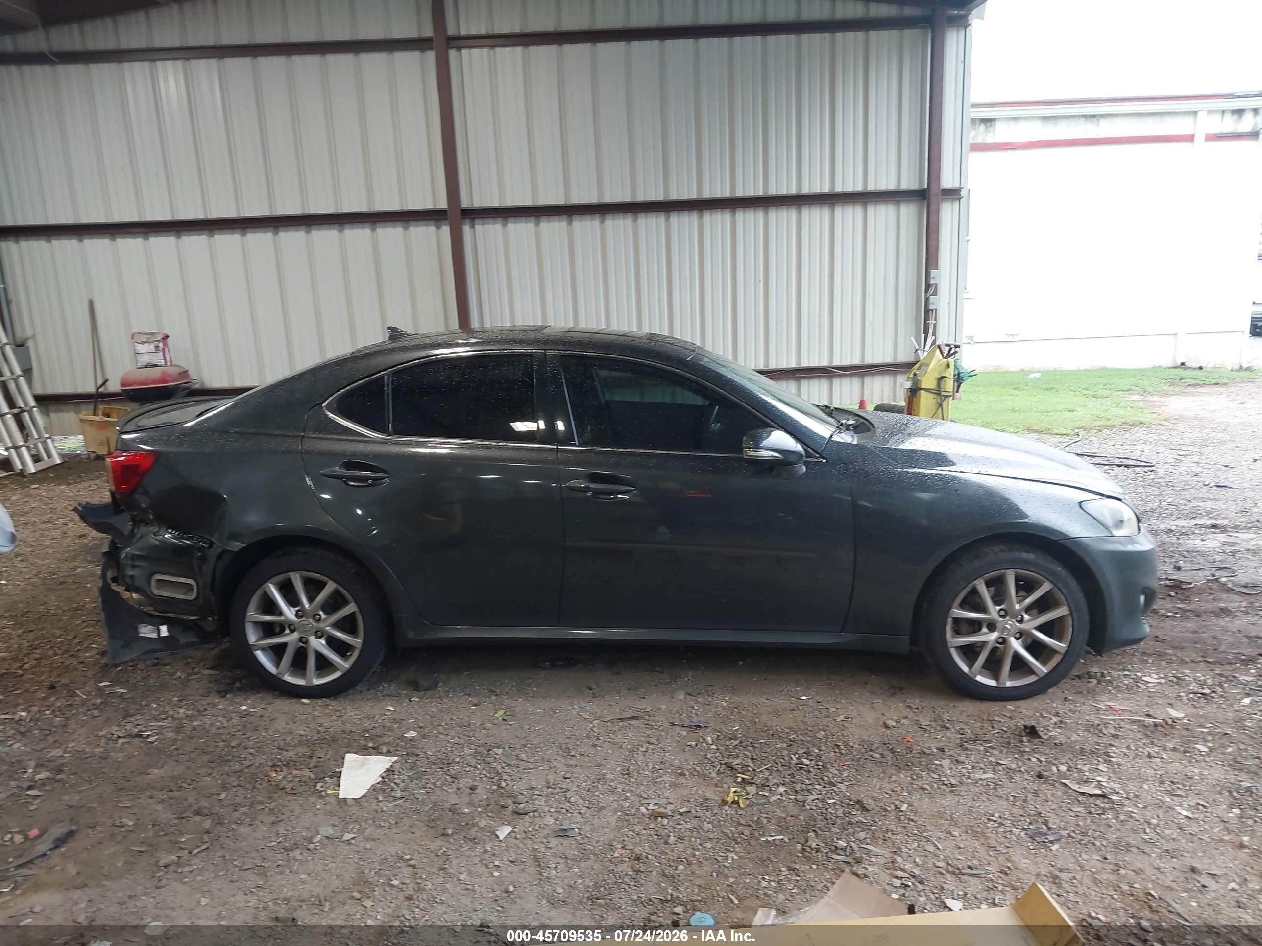 2011 Lexus Is 250   Gray vin: JTHCF5C22B5045712