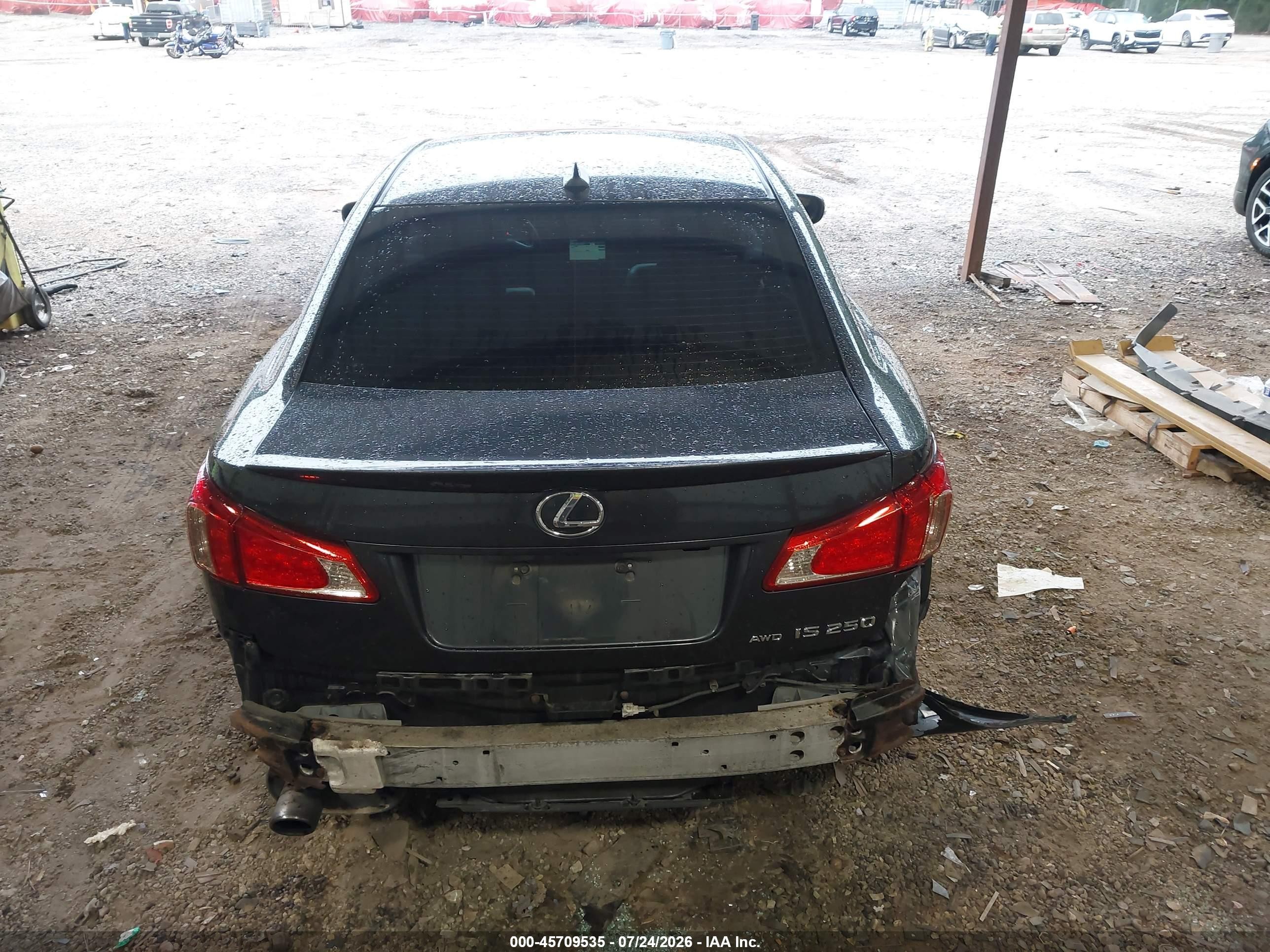 2011 Lexus Is 250   Gray vin: JTHCF5C22B5045712