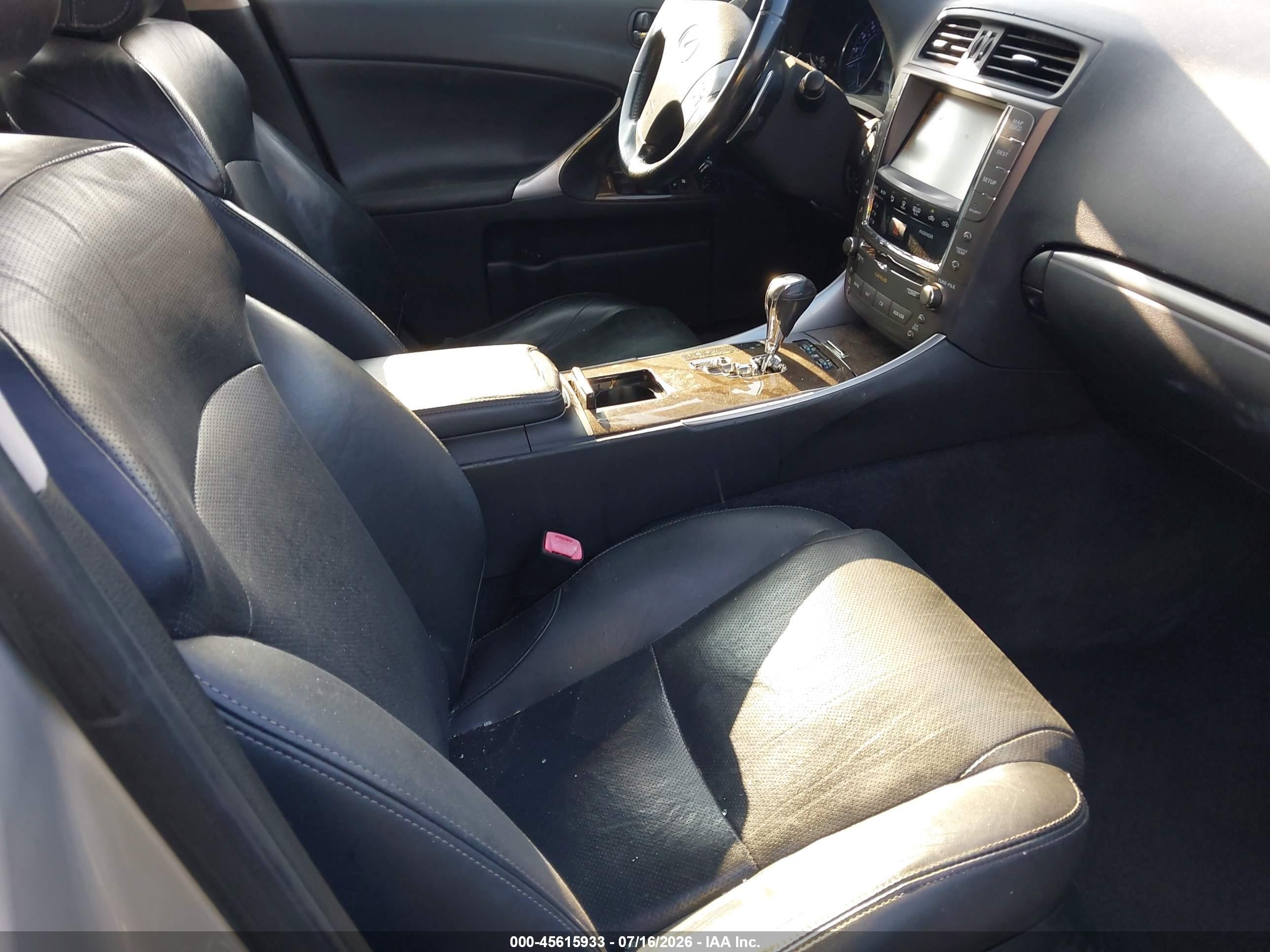 2011 Lexus Is 250 Silver vin: JTHCF5C22B5046083
