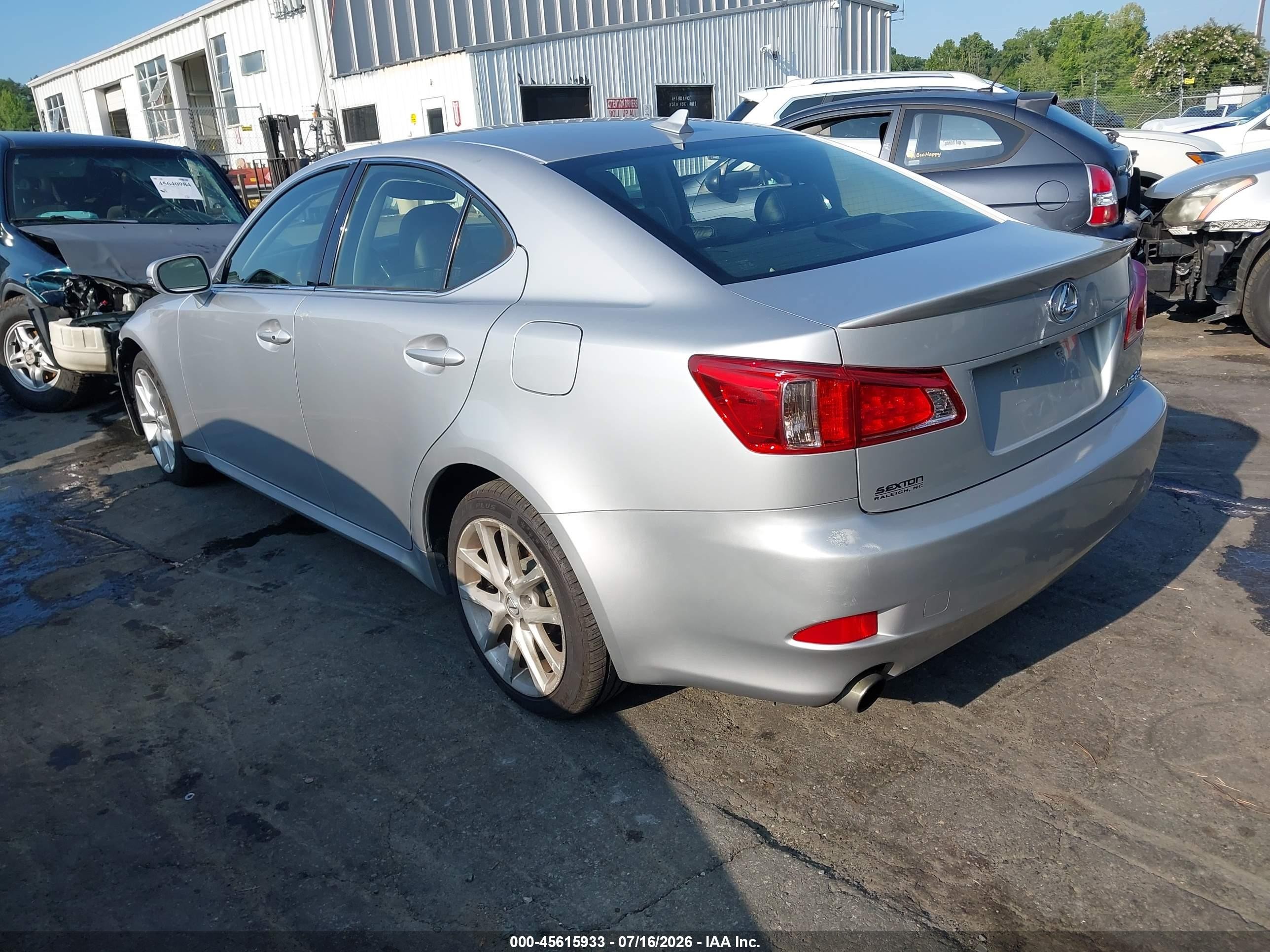2011 Lexus Is 250 Silver vin: JTHCF5C22B5046083