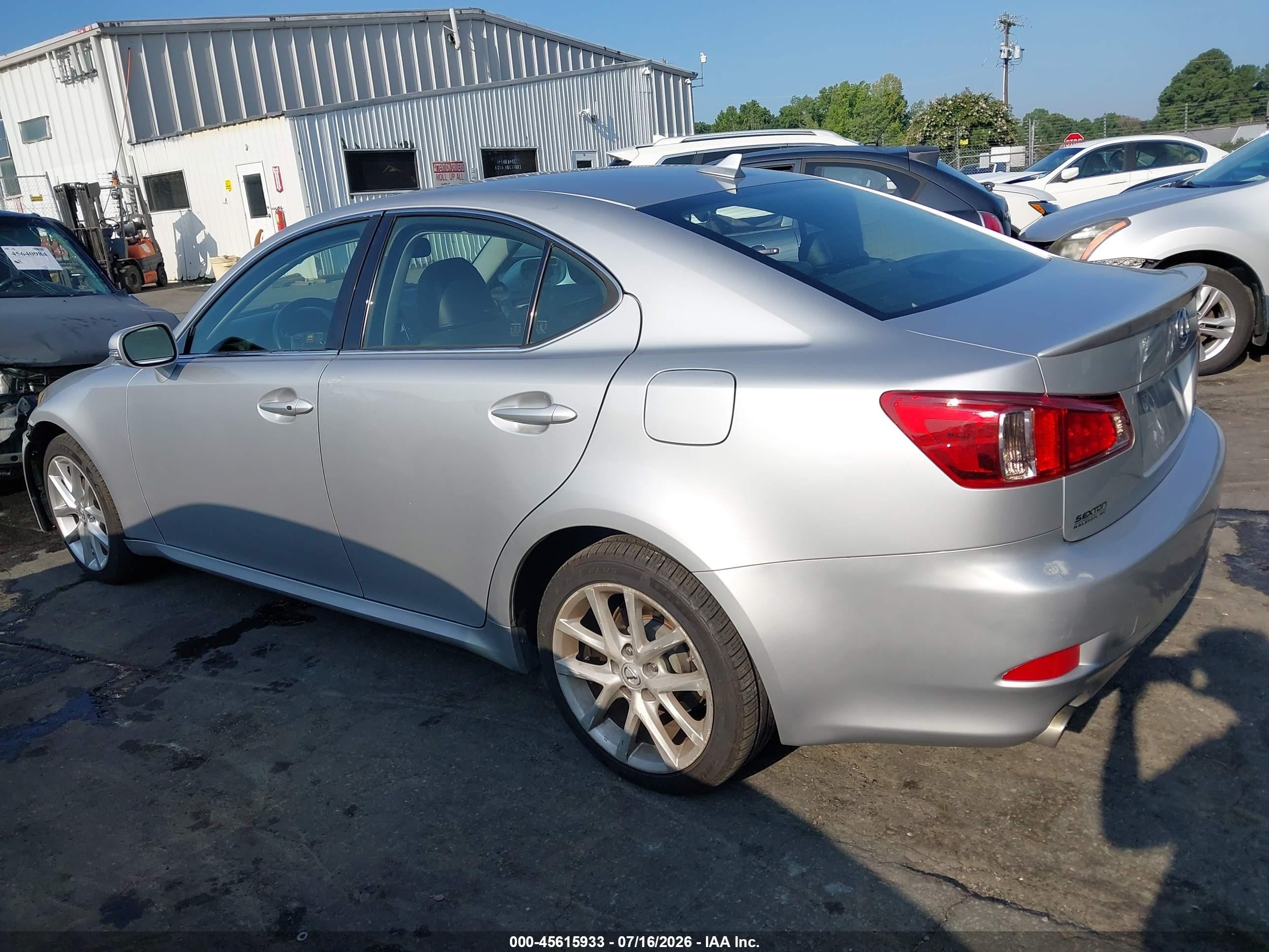 2011 Lexus Is 250 Silver vin: JTHCF5C22B5046083