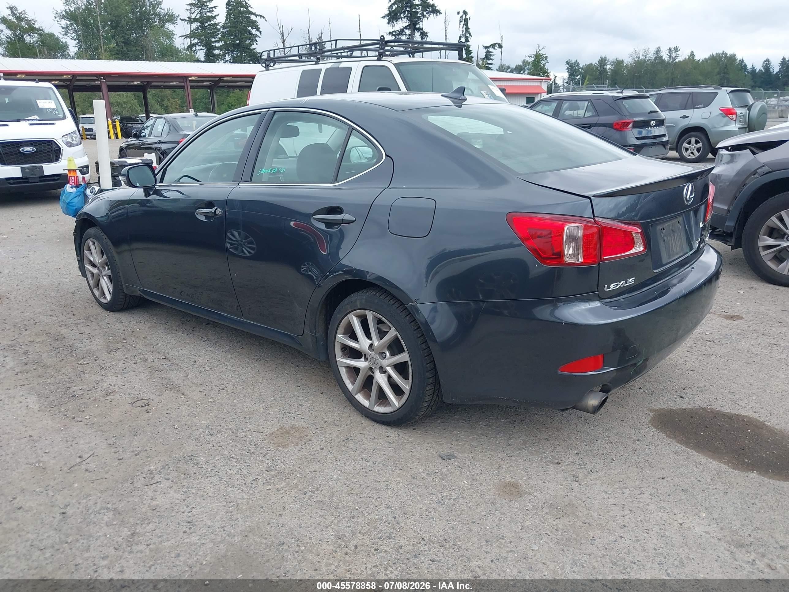 2011 Lexus Is 250   Gray vin: JTHCF5C22B5049596