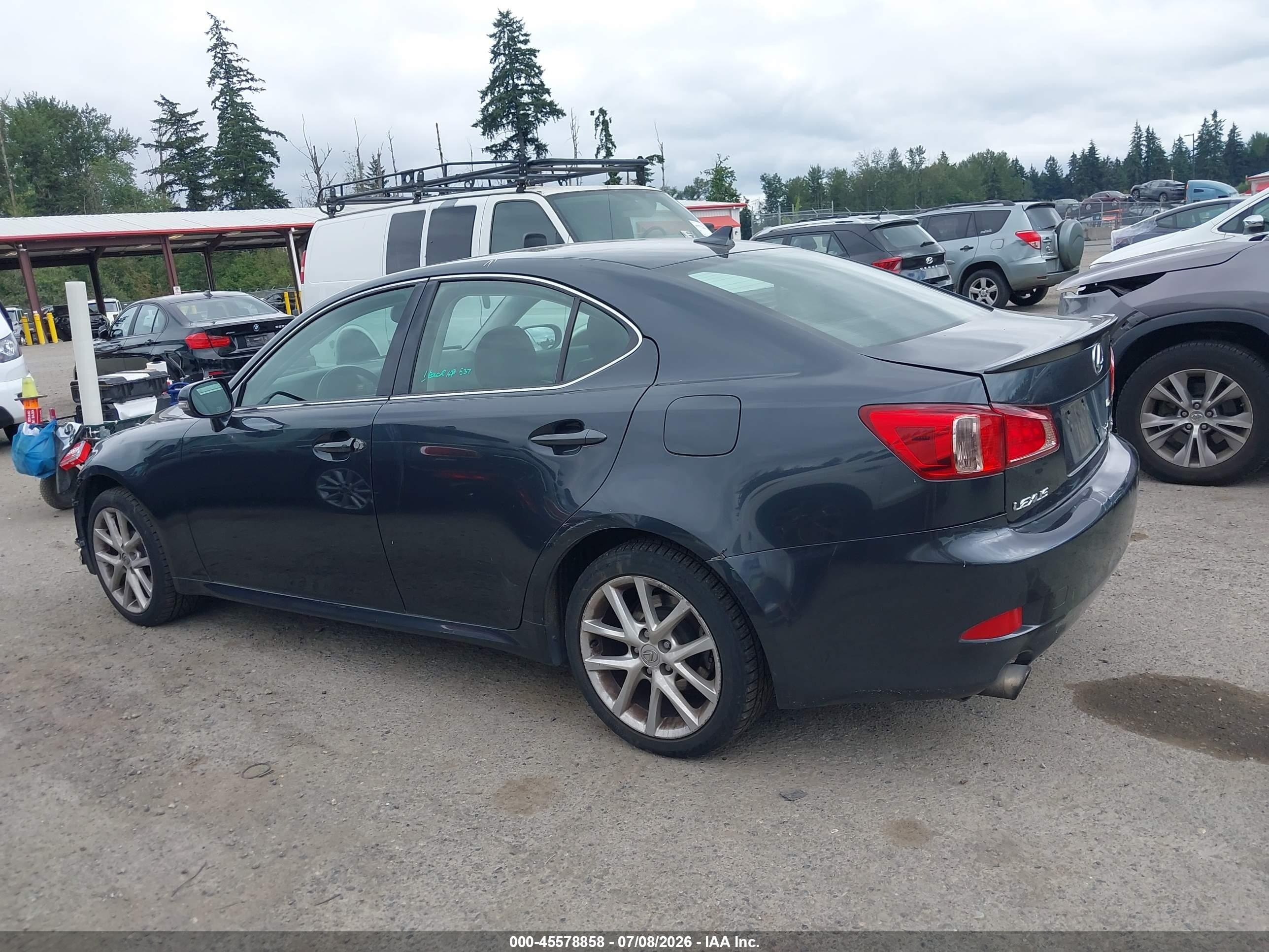 2011 Lexus Is 250   Gray vin: JTHCF5C22B5049596
