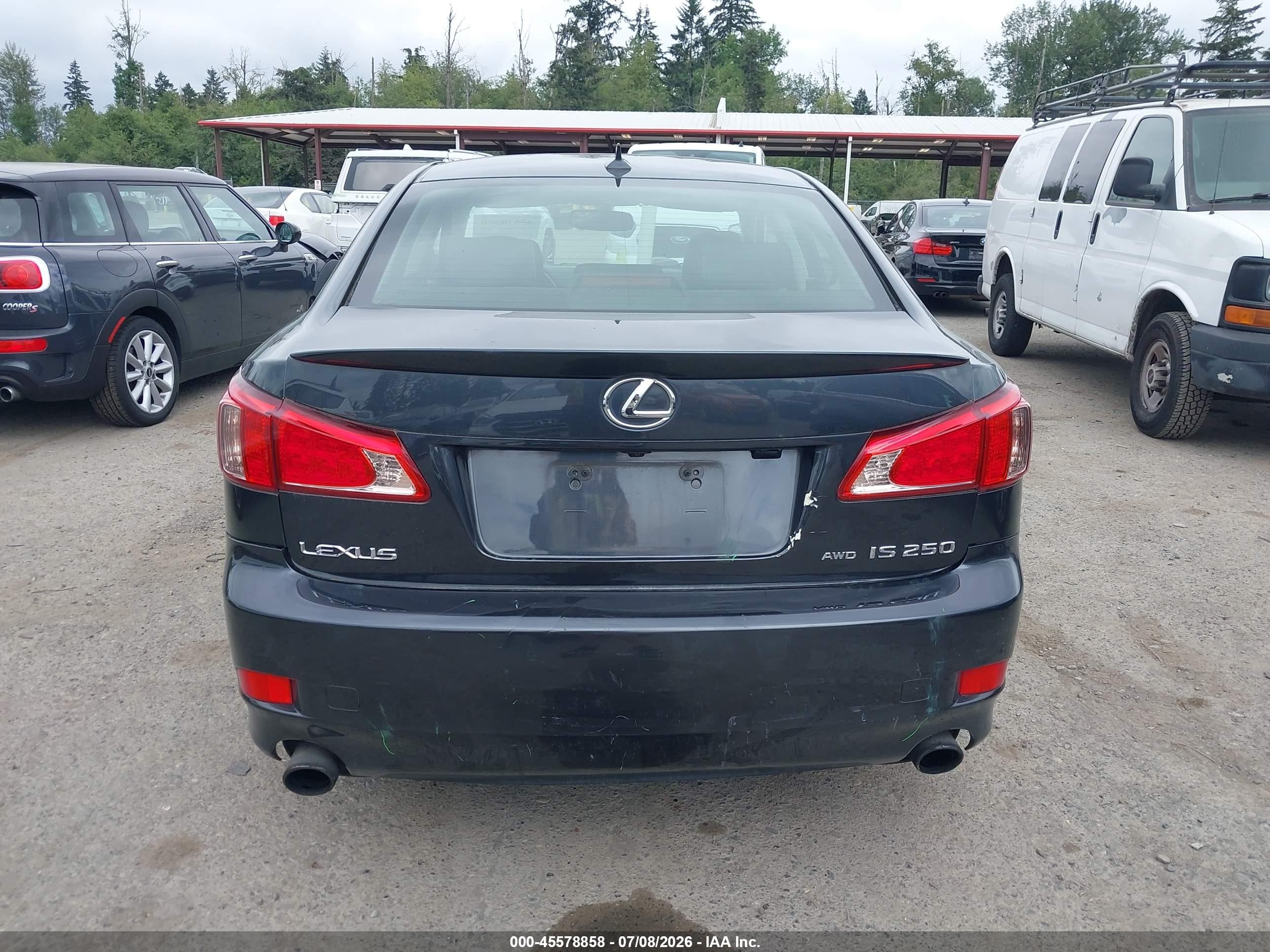 2011 Lexus Is 250   Gray vin: JTHCF5C22B5049596