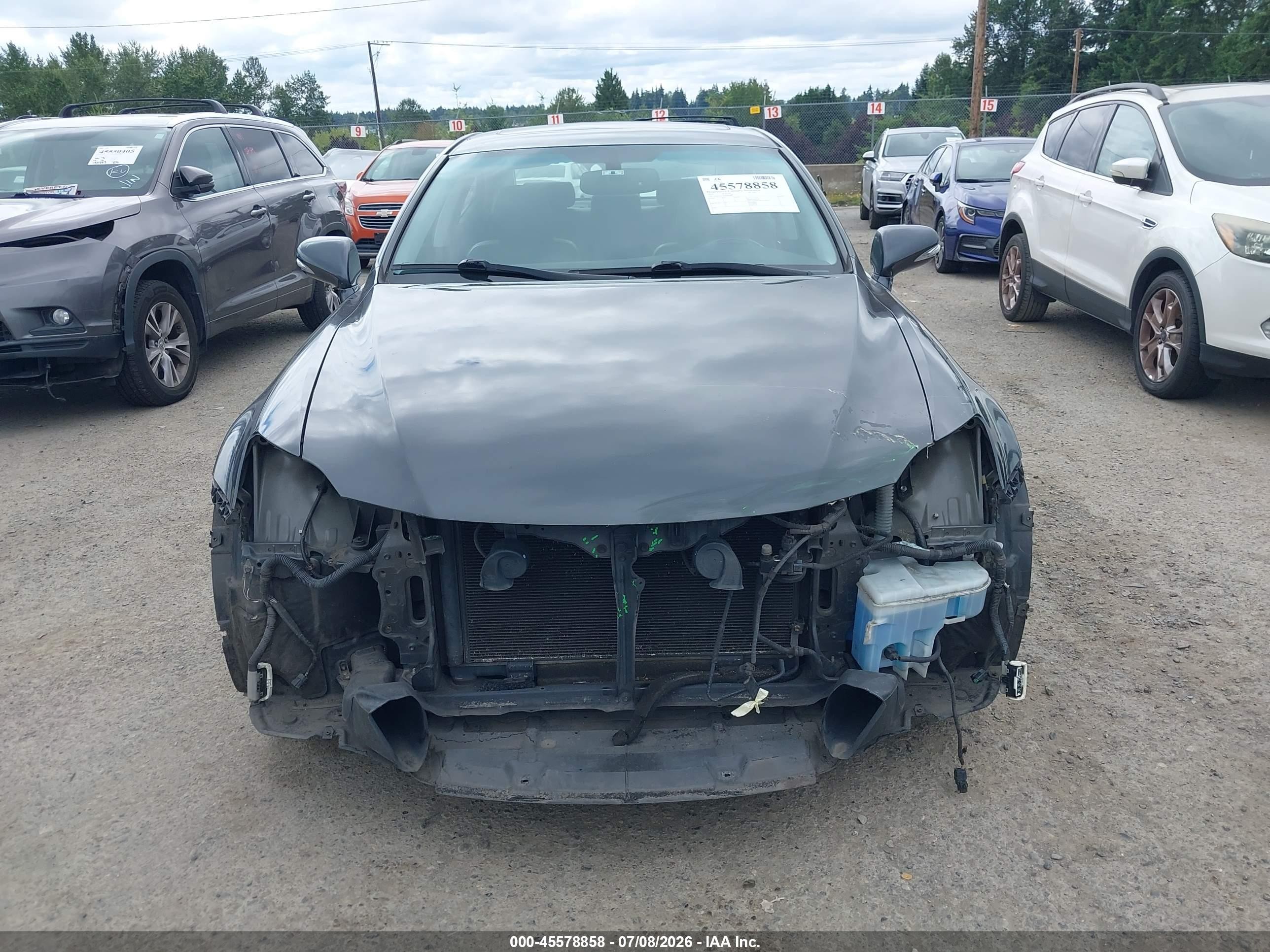 2011 Lexus Is 250   Gray vin: JTHCF5C22B5049596