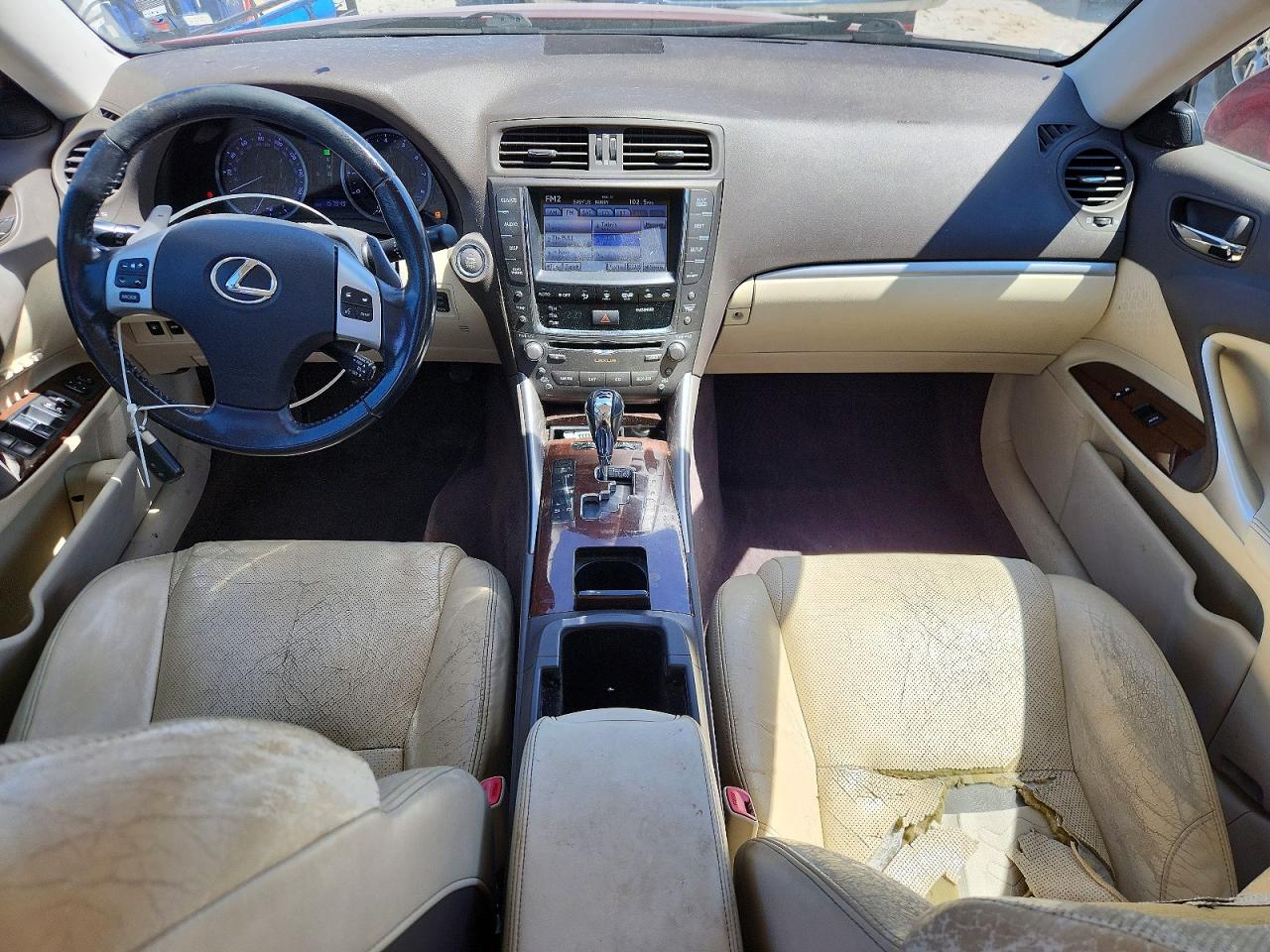2011 Lexus Is 250 Красный vin: JTHCF5C22B5049677