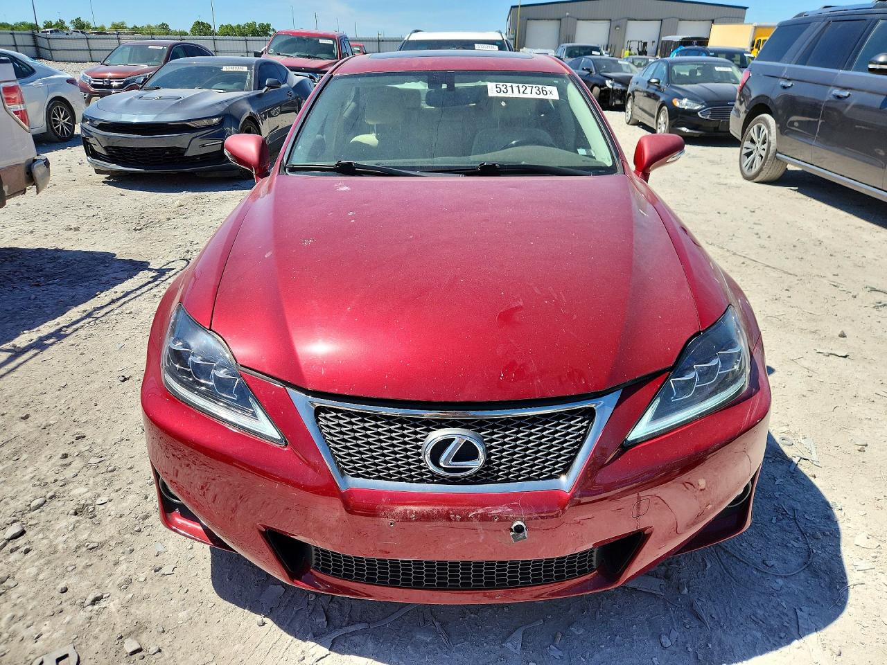 2011 Lexus Is 250 Красный vin: JTHCF5C22B5049677