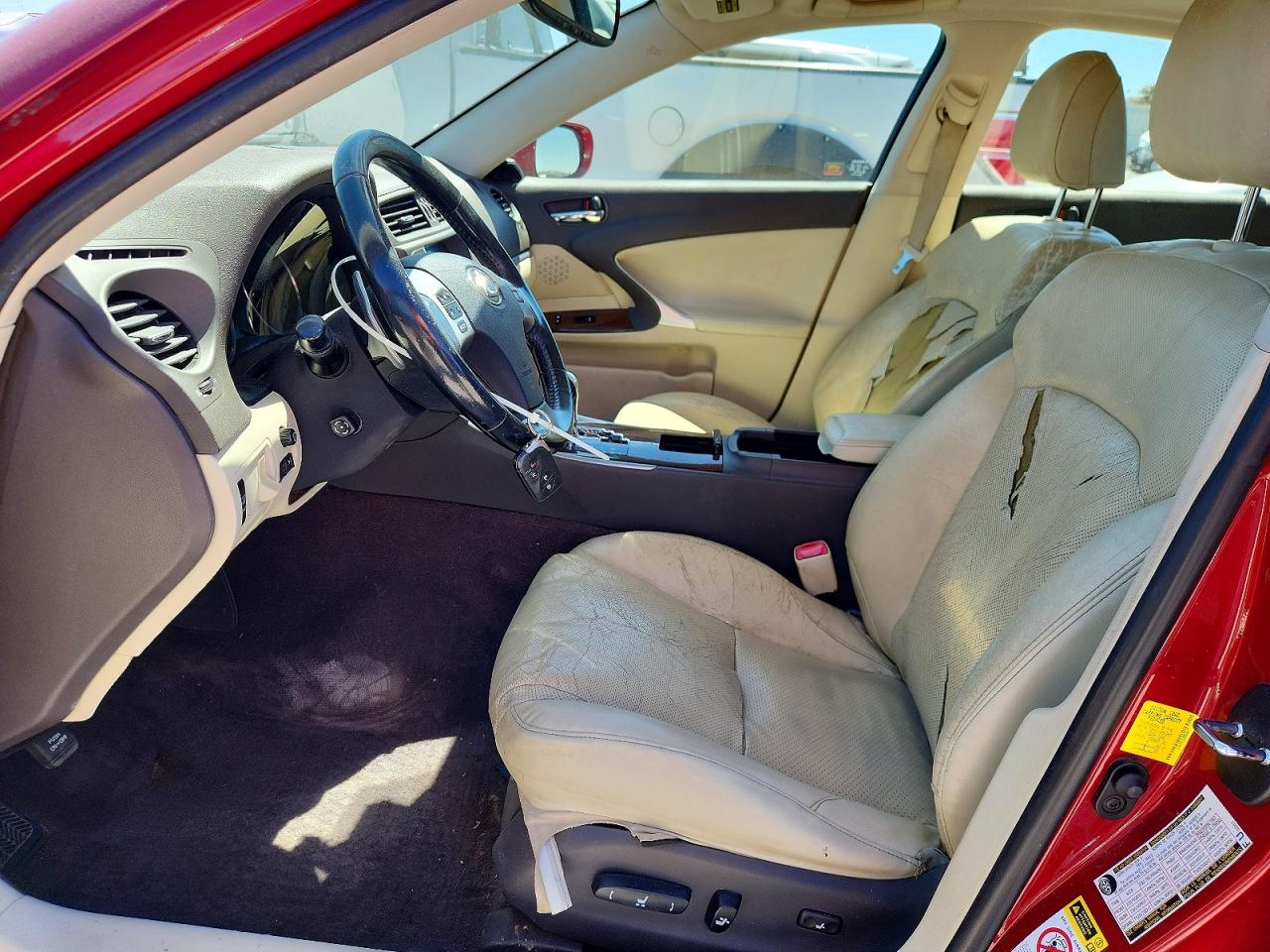 2011 Lexus Is 250 Красный vin: JTHCF5C22B5049677