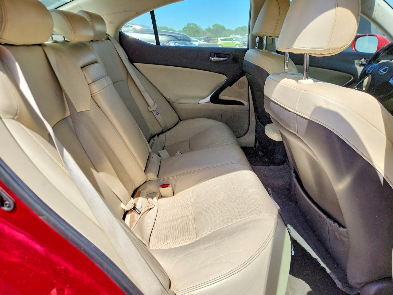 2011 Lexus Is 250 Красный vin: JTHCF5C22B5049677