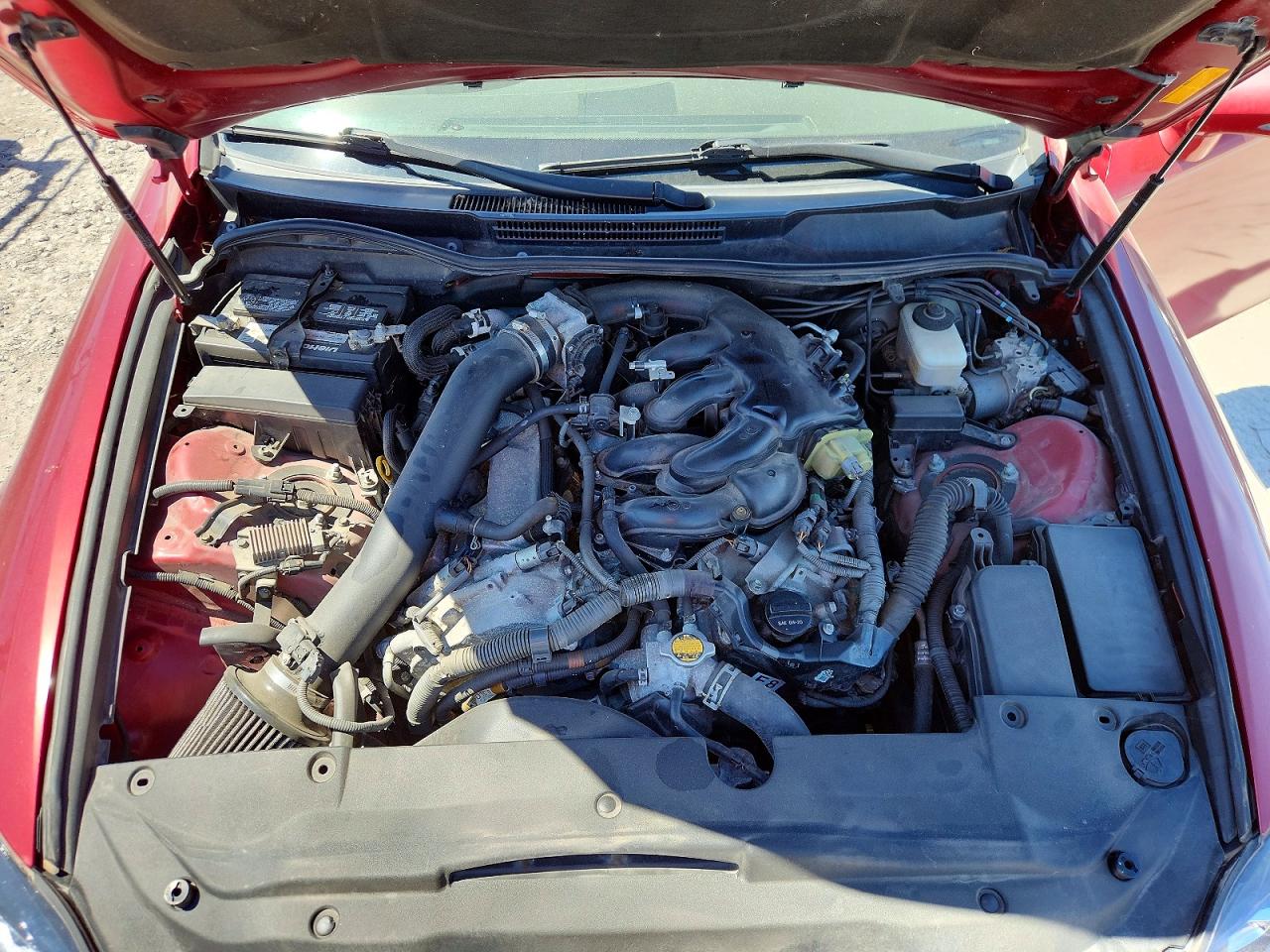 2011 Lexus Is 250 Красный vin: JTHCF5C22B5049677