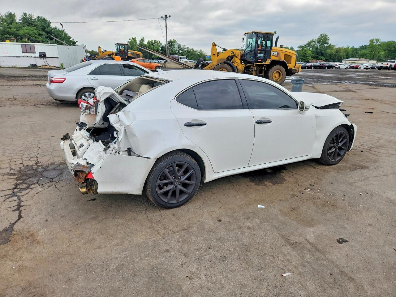 2011 Lexus Is 250 Белый vin: JTHCF5C22B5051817