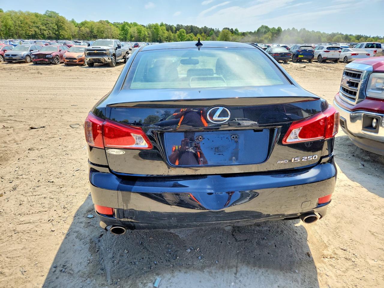 2013 Lexus Is 250 Черный vin: JTHCF5C22D5062688