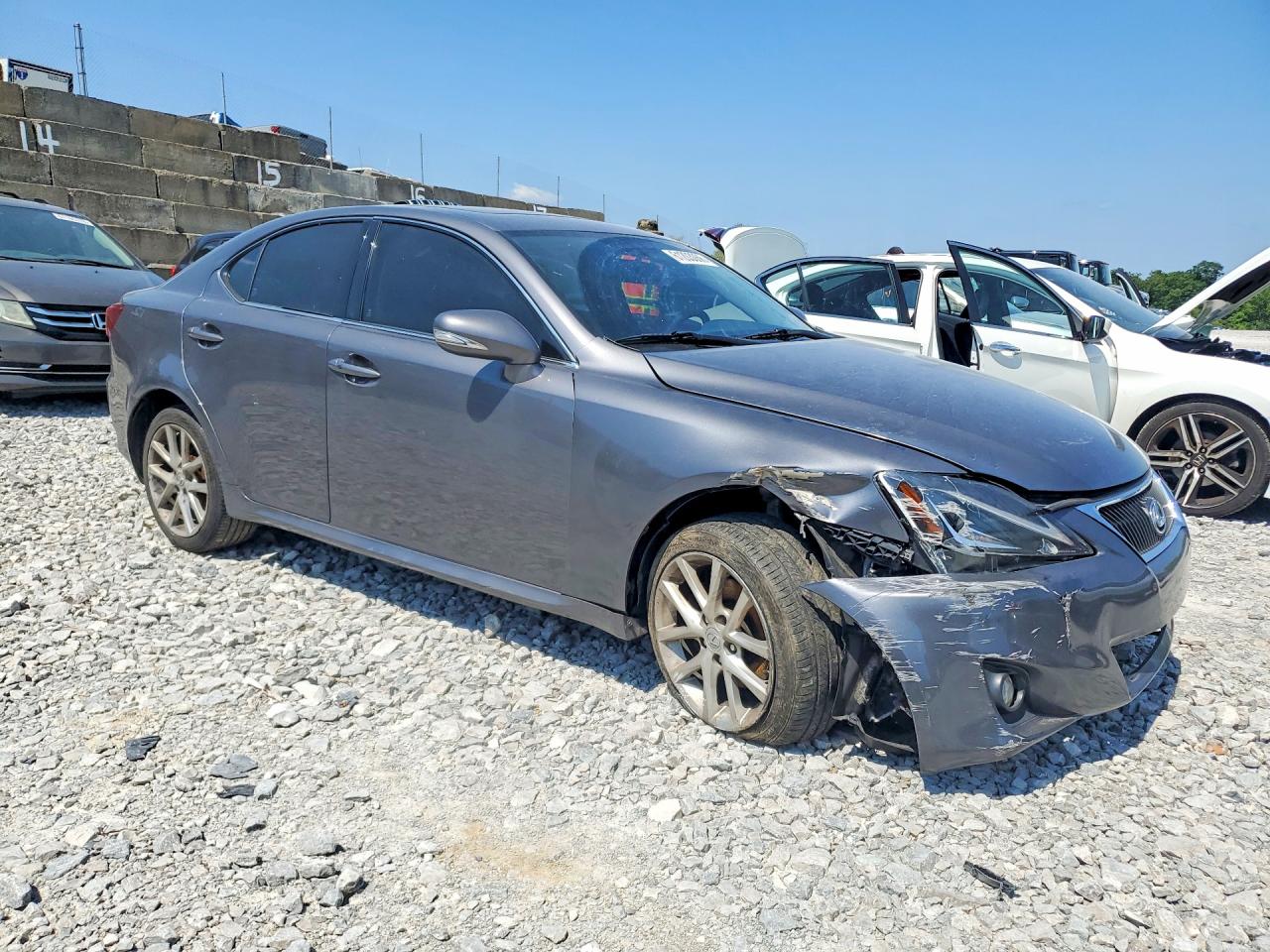 2013 Lexus Is 250 Gray vin: JTHCF5C22D5062884