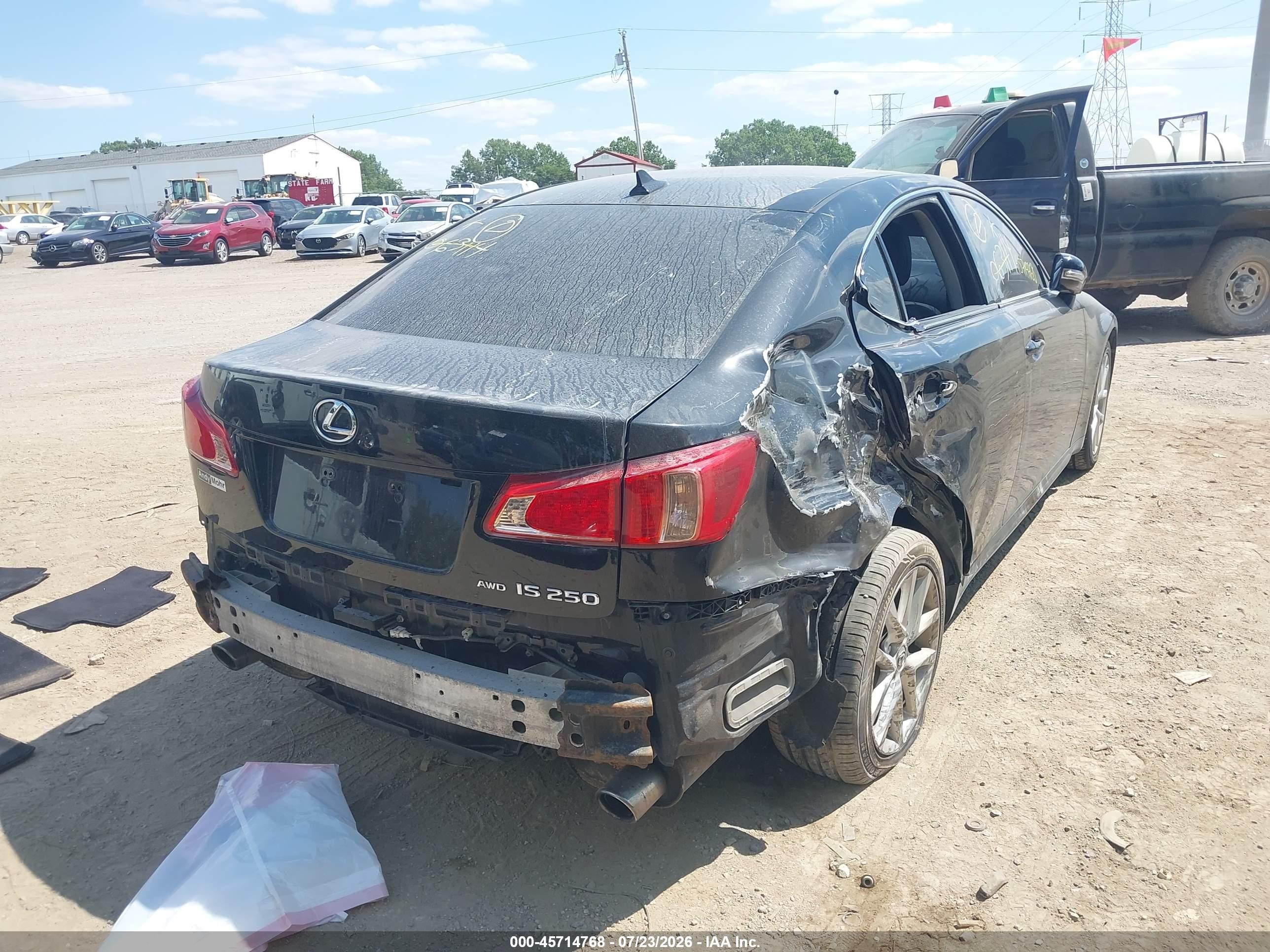 2013 Lexus Is 250   Black vin: JTHCF5C22D5063114