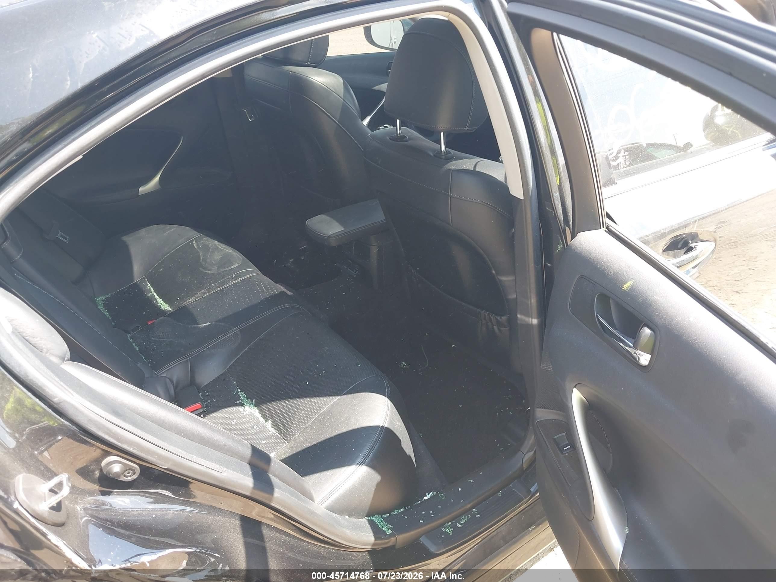 2013 Lexus Is 250   Black vin: JTHCF5C22D5063114
