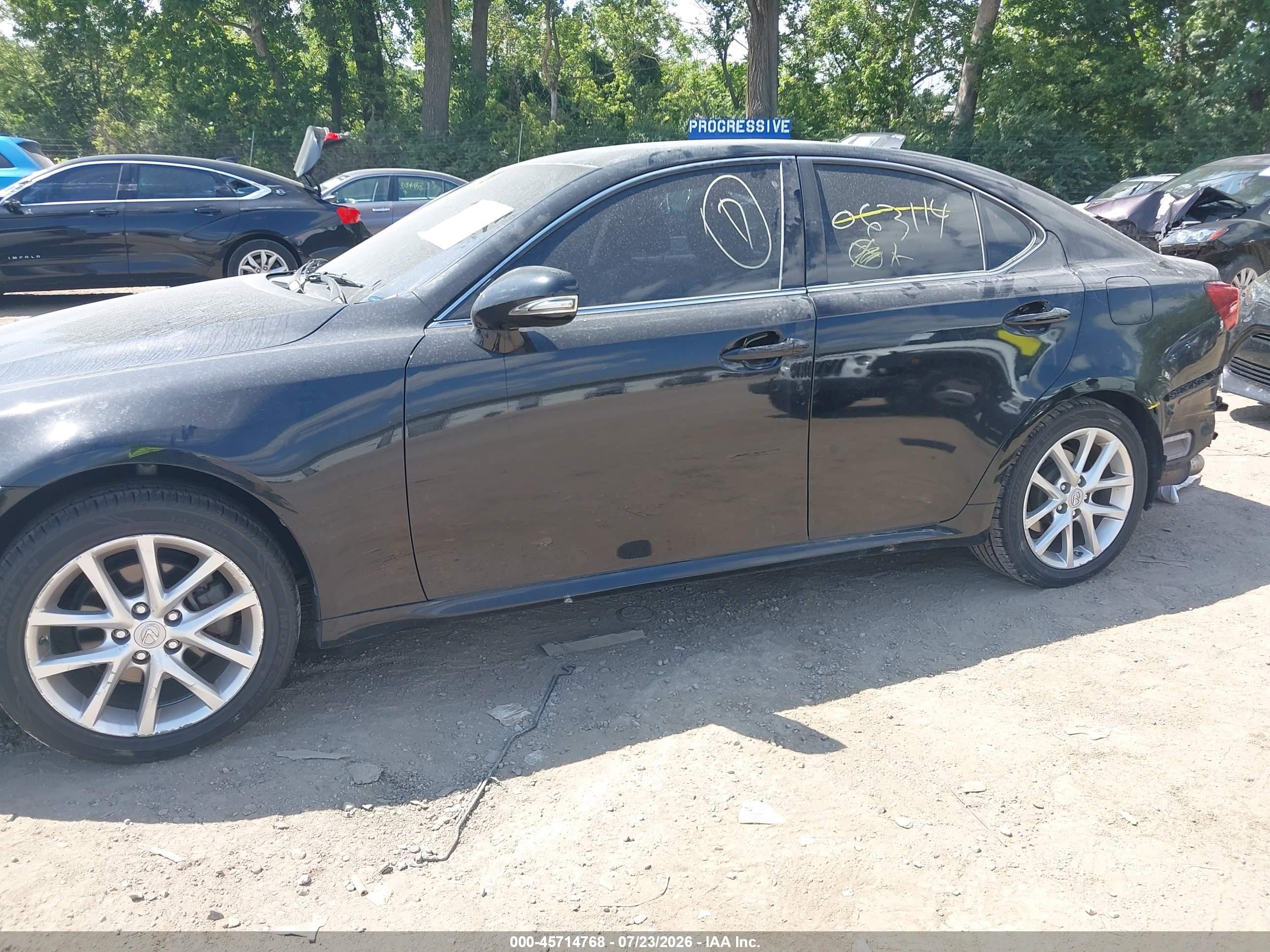 2013 Lexus Is 250   Black vin: JTHCF5C22D5063114