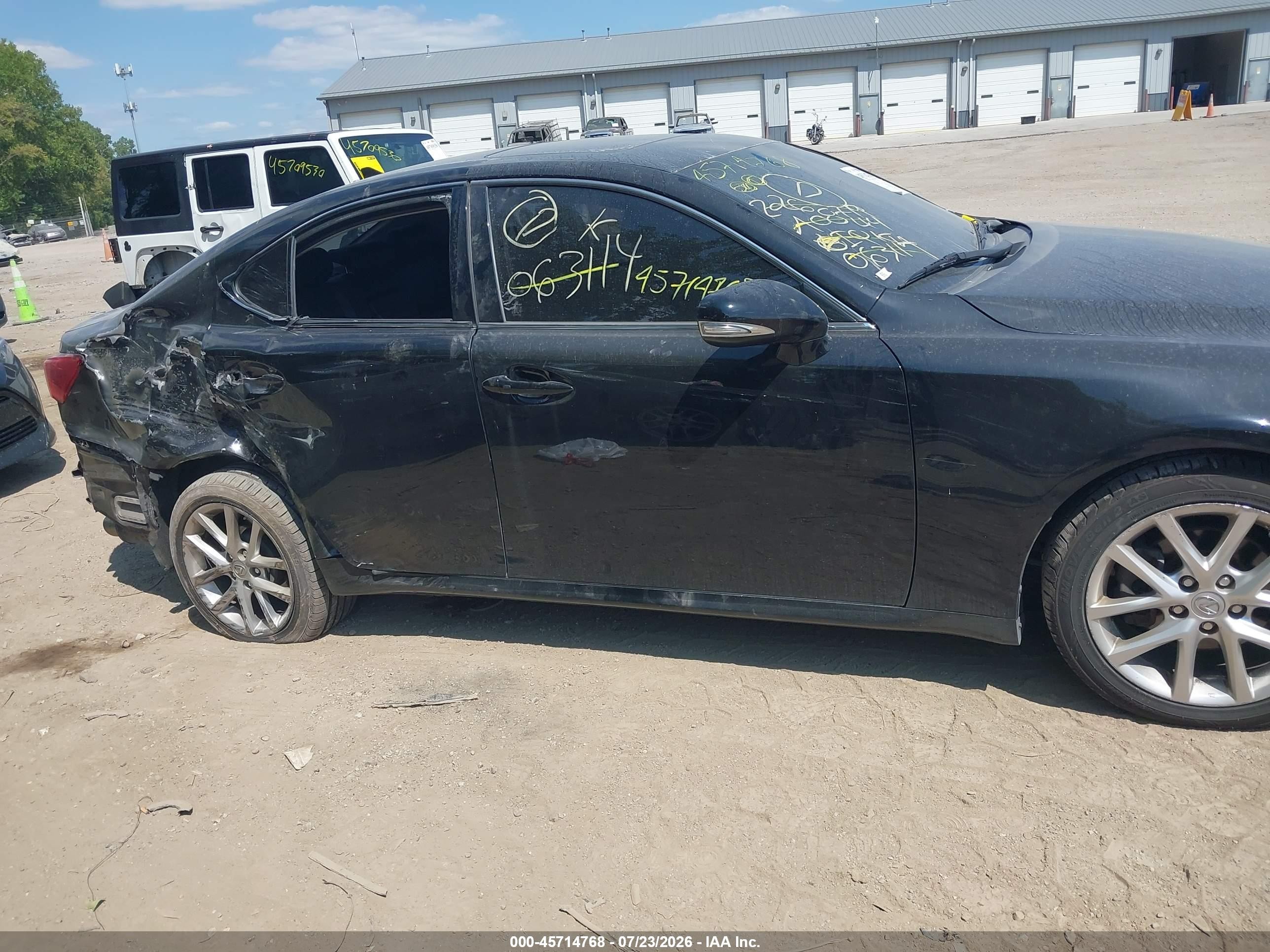 2013 Lexus Is 250   Black vin: JTHCF5C22D5063114